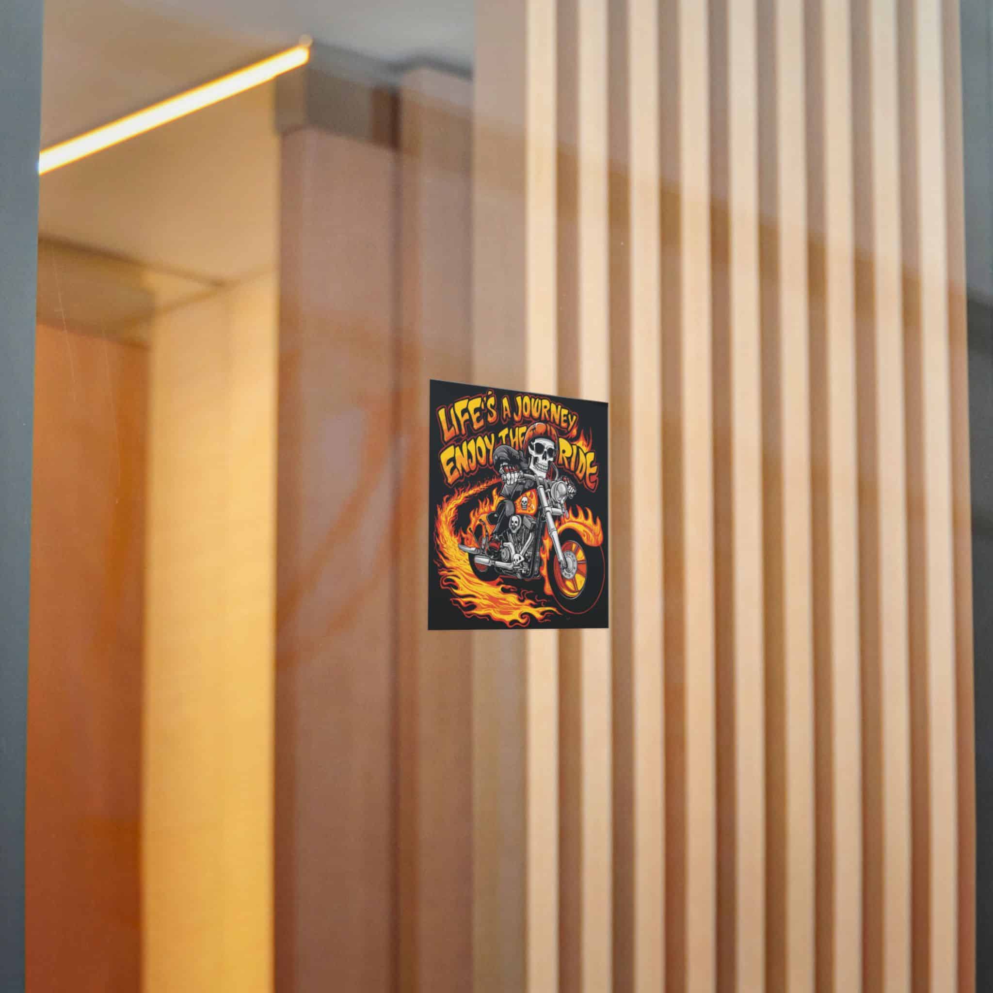 Life's A Journey Enjoy the Ride Die Cut Stickers Dtf - Image 18