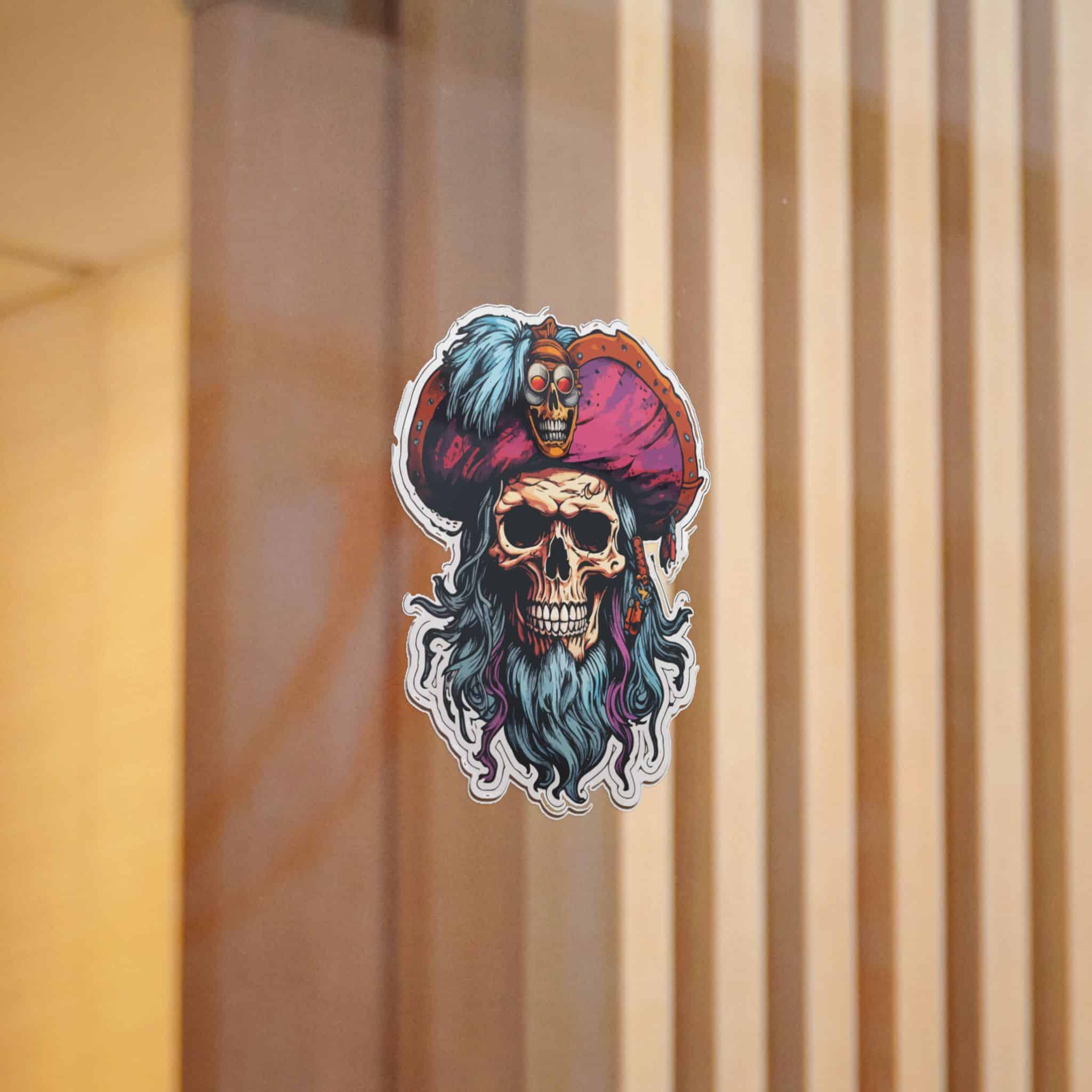 Skull Pirate Die Cut Stickers Dtf - Image 6