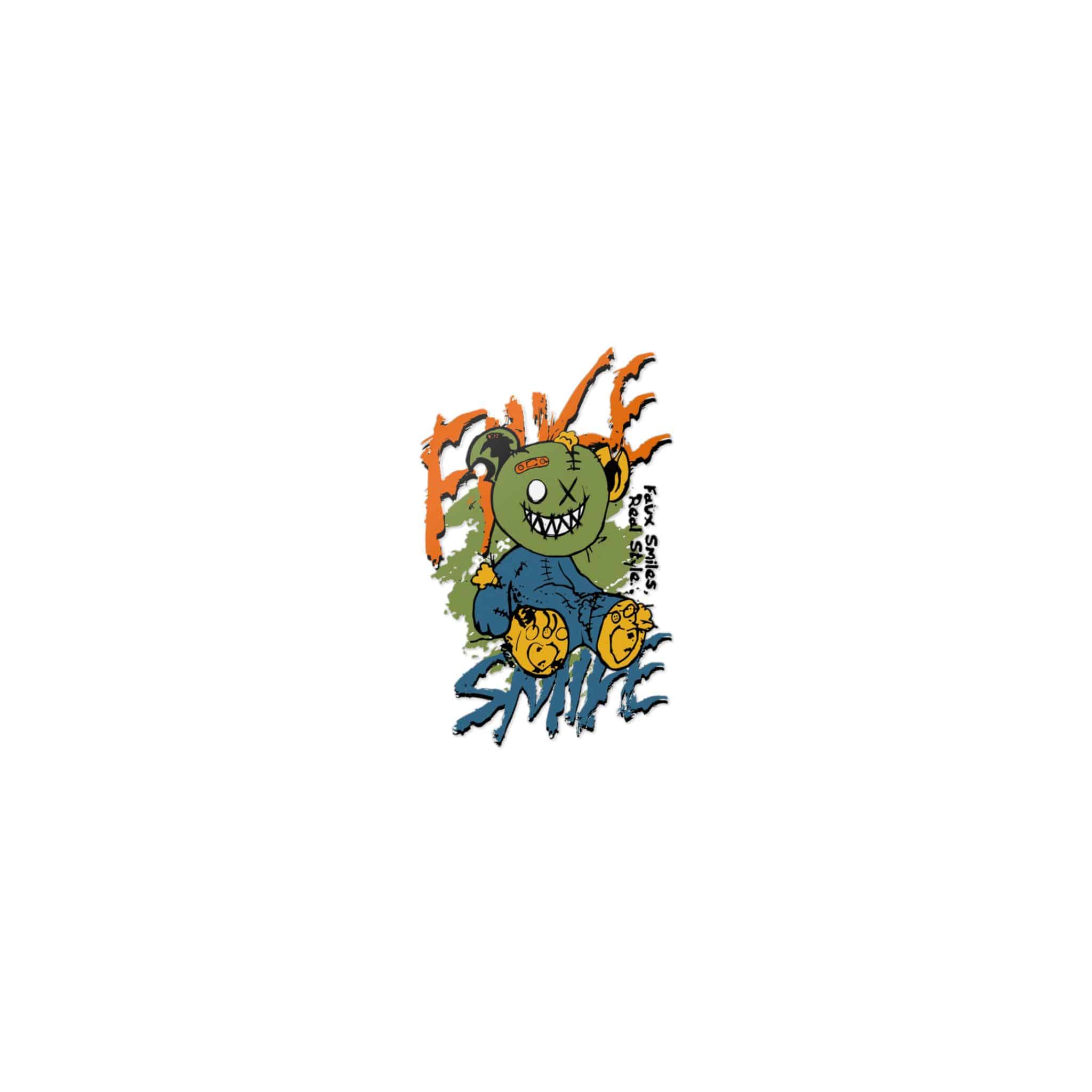 Trendy Streetwear Tshirt Design Die Cut Stickers Dtf - Image 9