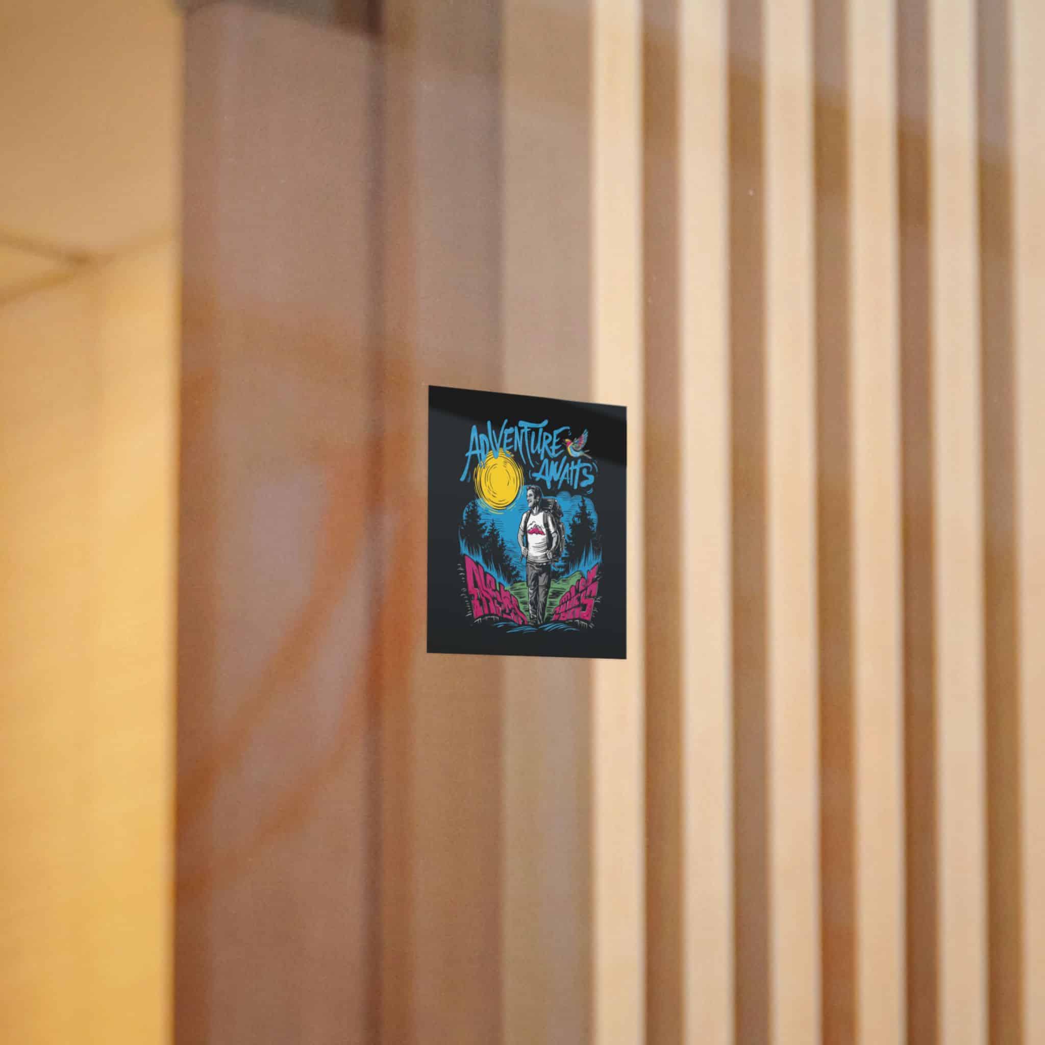 Adventure Awaits Die Cut Stickers Dtf - Image 2