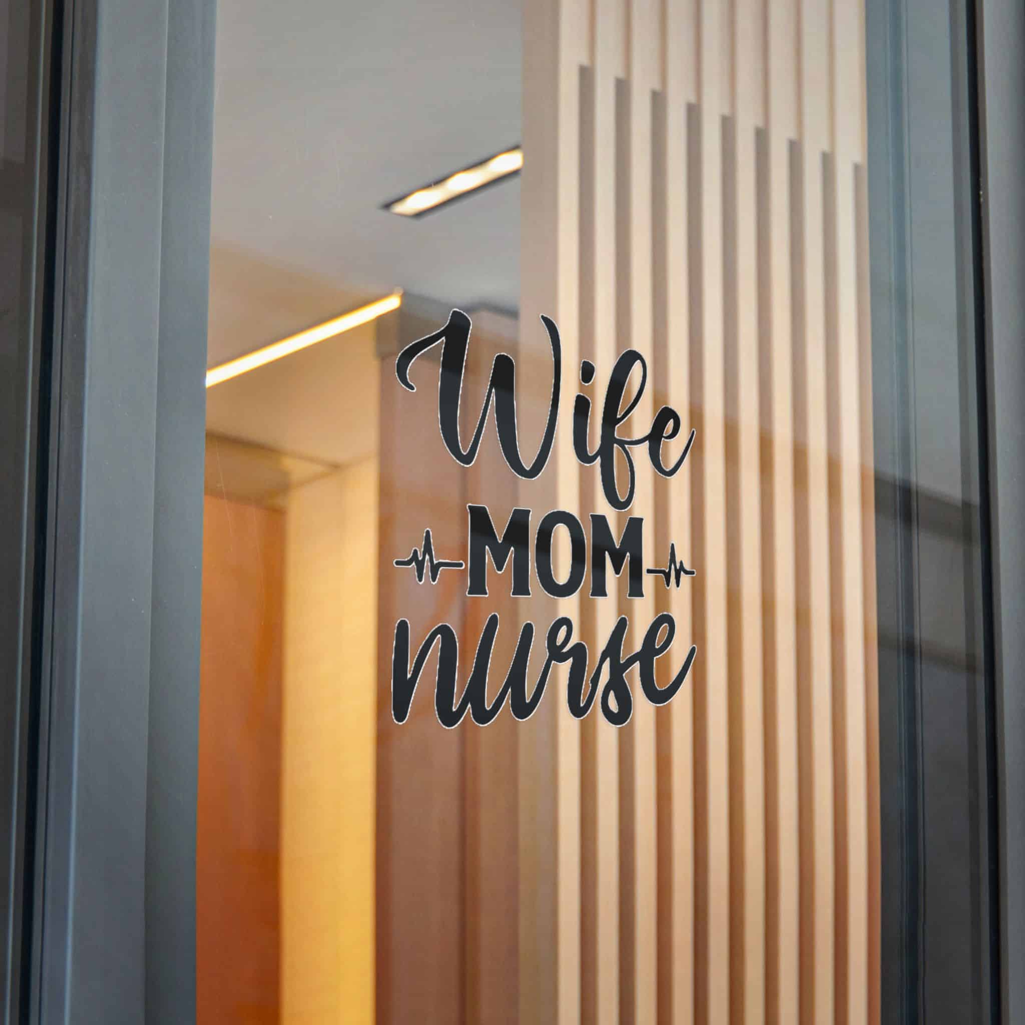 Wife Mom Nurse Die Cut Stickers Dtf - Image 30