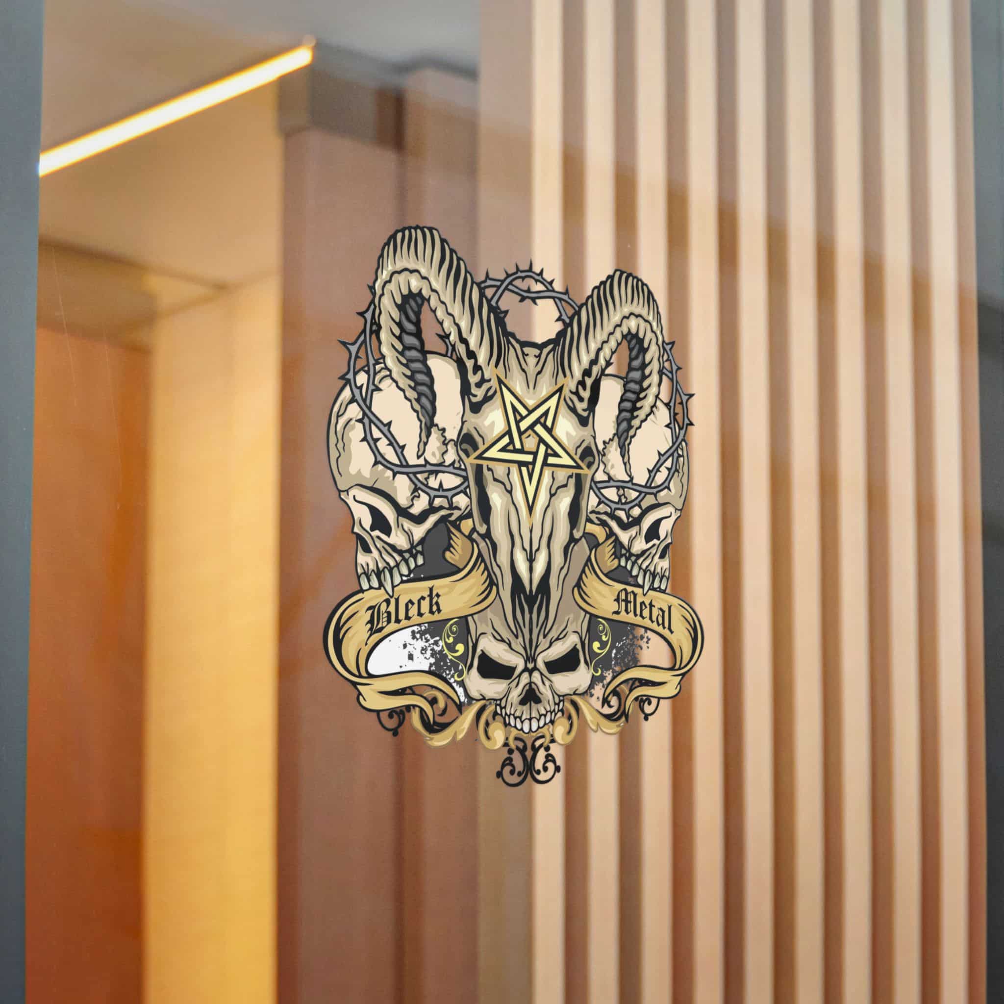 Signo Gotico Calavera Flores Camisetas Diseno Vintage Grunge Die Cut Stickers Dtf - Image 22