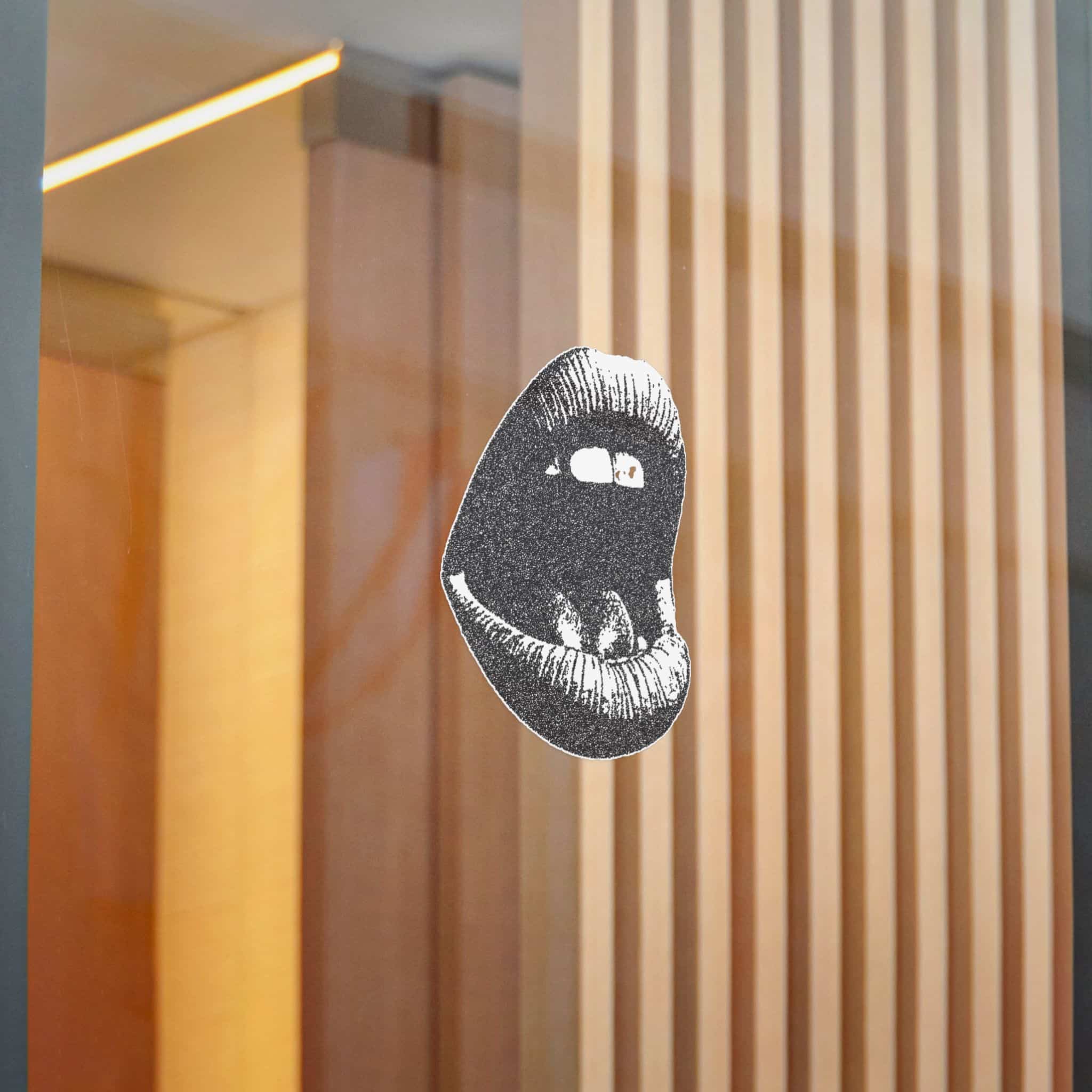 Vector Mouth Scream Trendy Retro Photocopy Grain Effect Modern Stipple Dots 2 Die Cut Stickers Dtf - Image 20