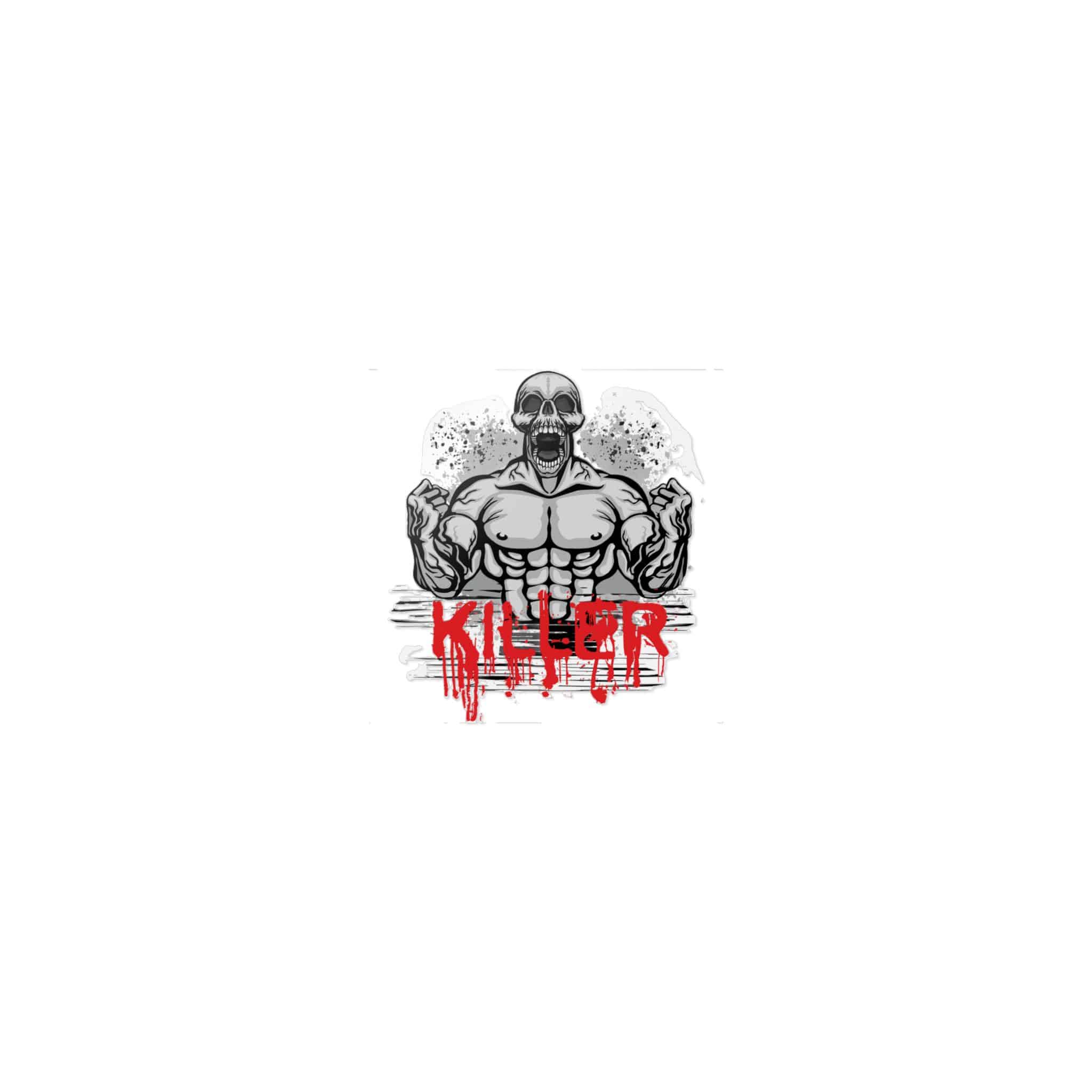Gothic Sign With Skull Flowers Grunge Vintage Design T Shirts(1) Die Cut Stickers Dtf - Image 17