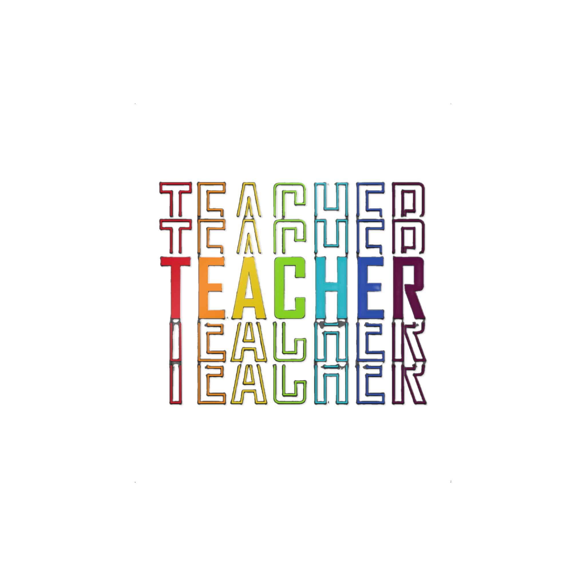 Teacher Die Cut Stickers Dtf - Image 27