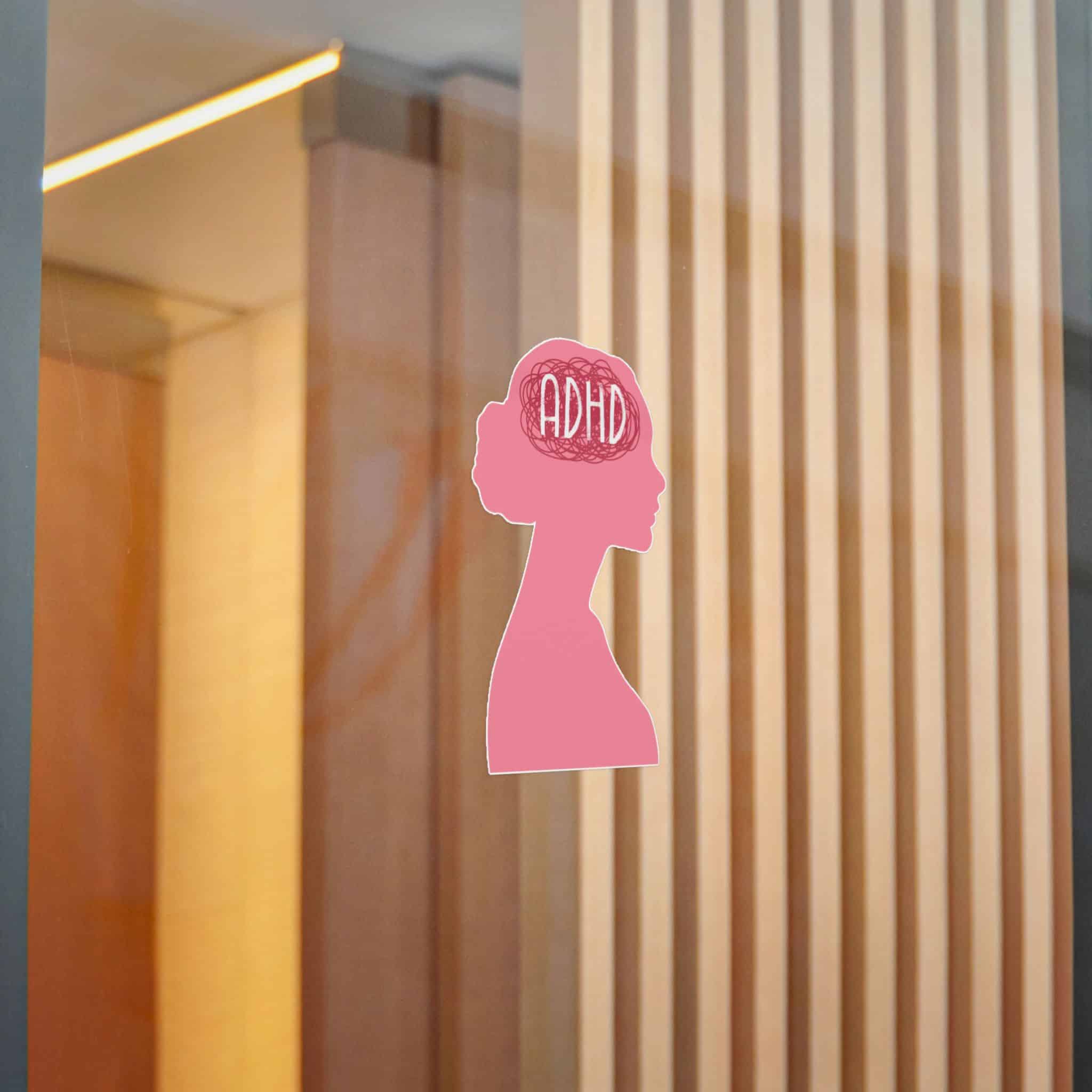 Woman Adhd Die Cut Stickers Dtf - Image 20