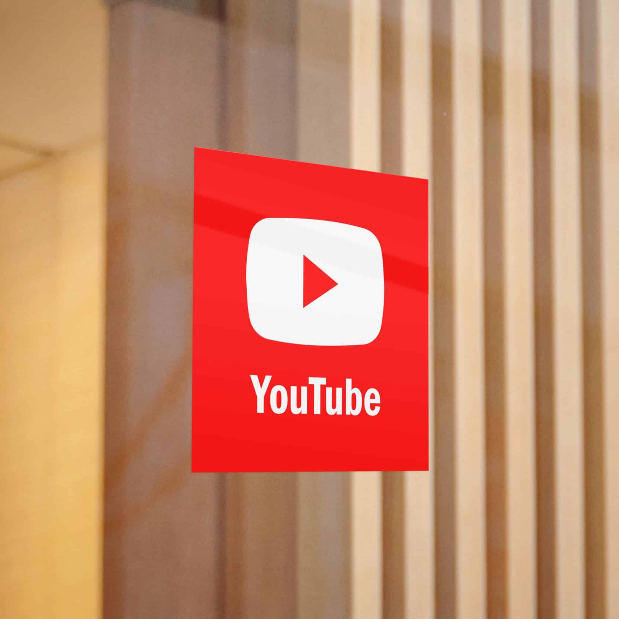 Youtube Die Cut Stickers Dtf - Image 6