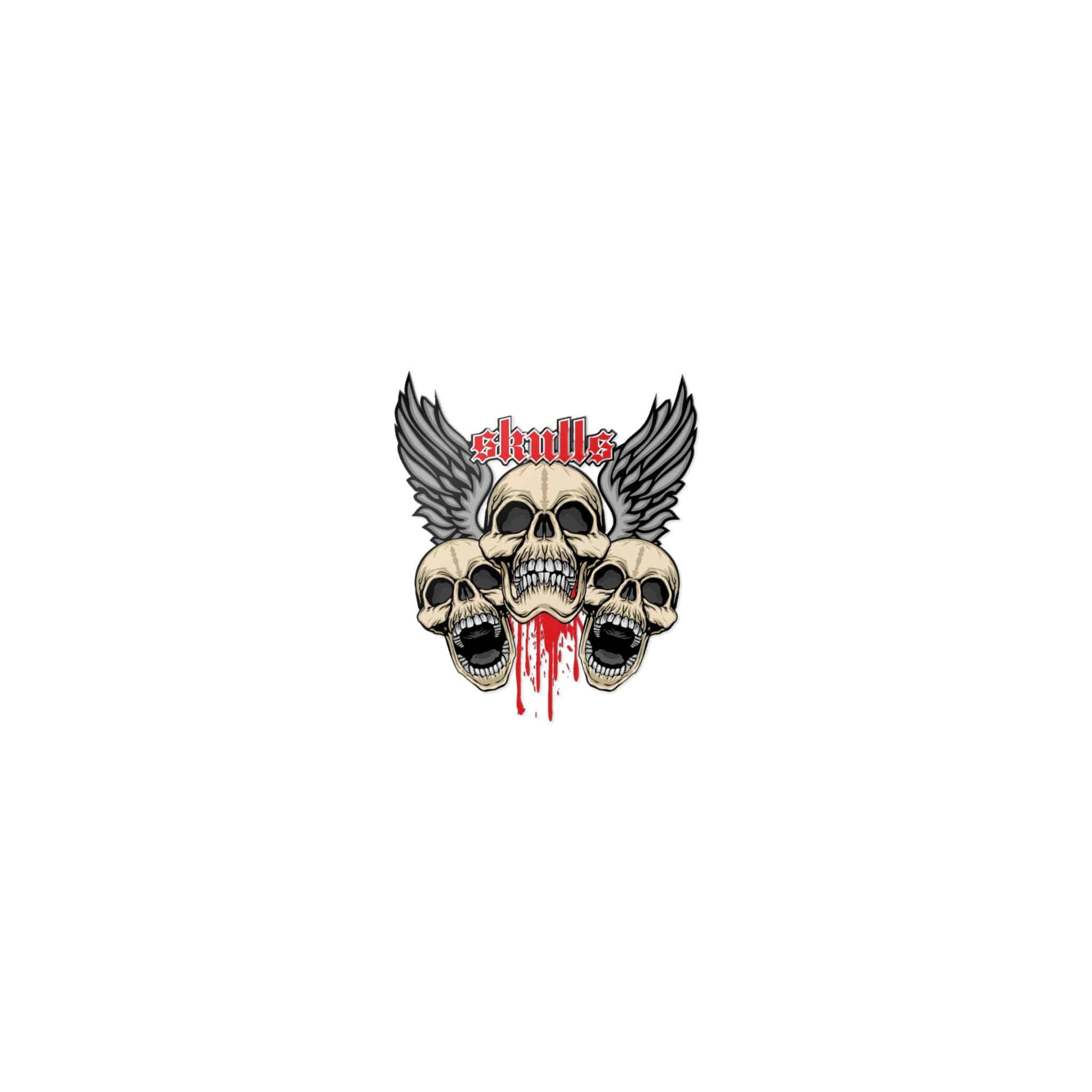 Gothic Sign With Skull Grunge Vintage Design T Shirts (17) Die Cut Stickers Dtf - Image 17