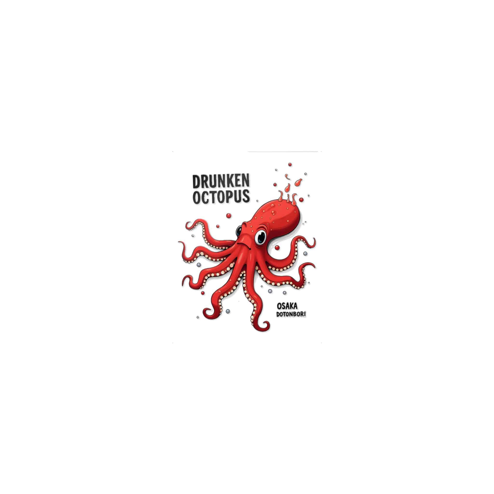 Osaka Drunken Octopus 1 Die Cut Stickers Dtf - Image 9