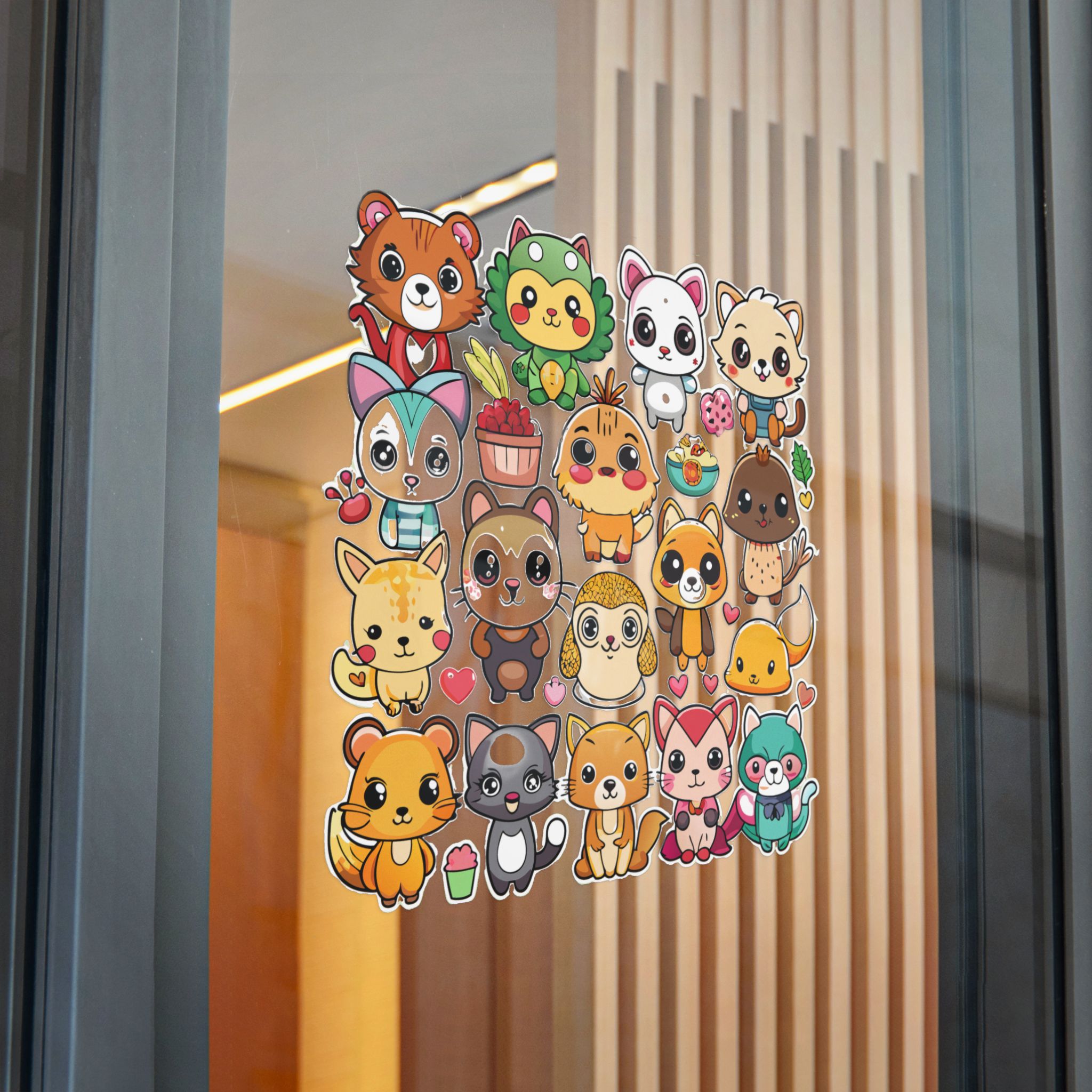 Cute Cartoon Animals With Different Expressions and Poses Die Cut Stickers Dtf - Image 32