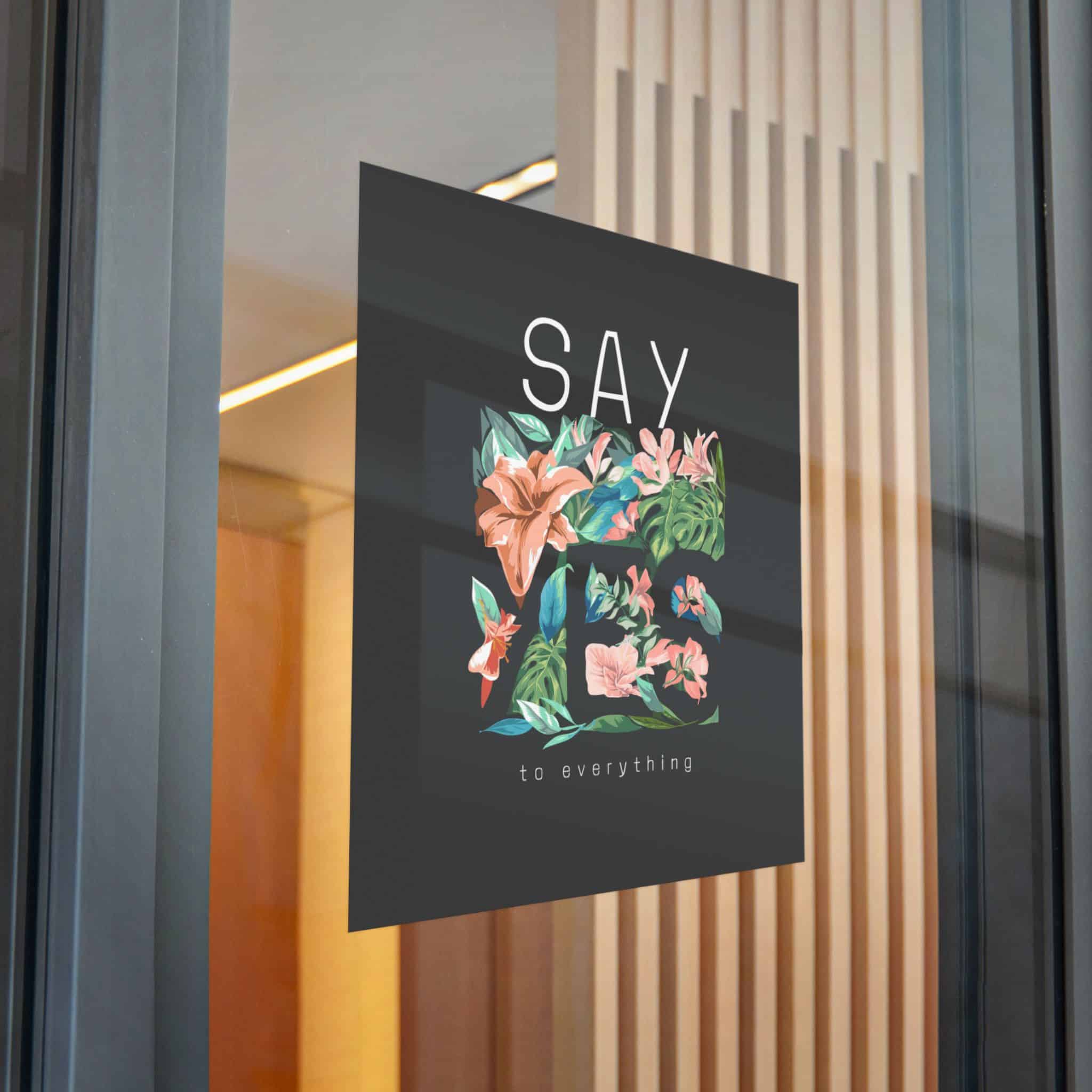Say Yes Die Cut Stickers Dtf - Image 32