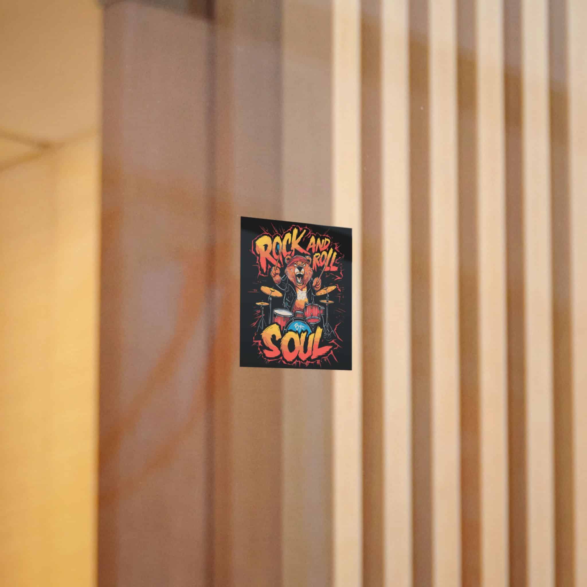 Rock and Roll Soul Die Cut Stickers Dtf - Image 2