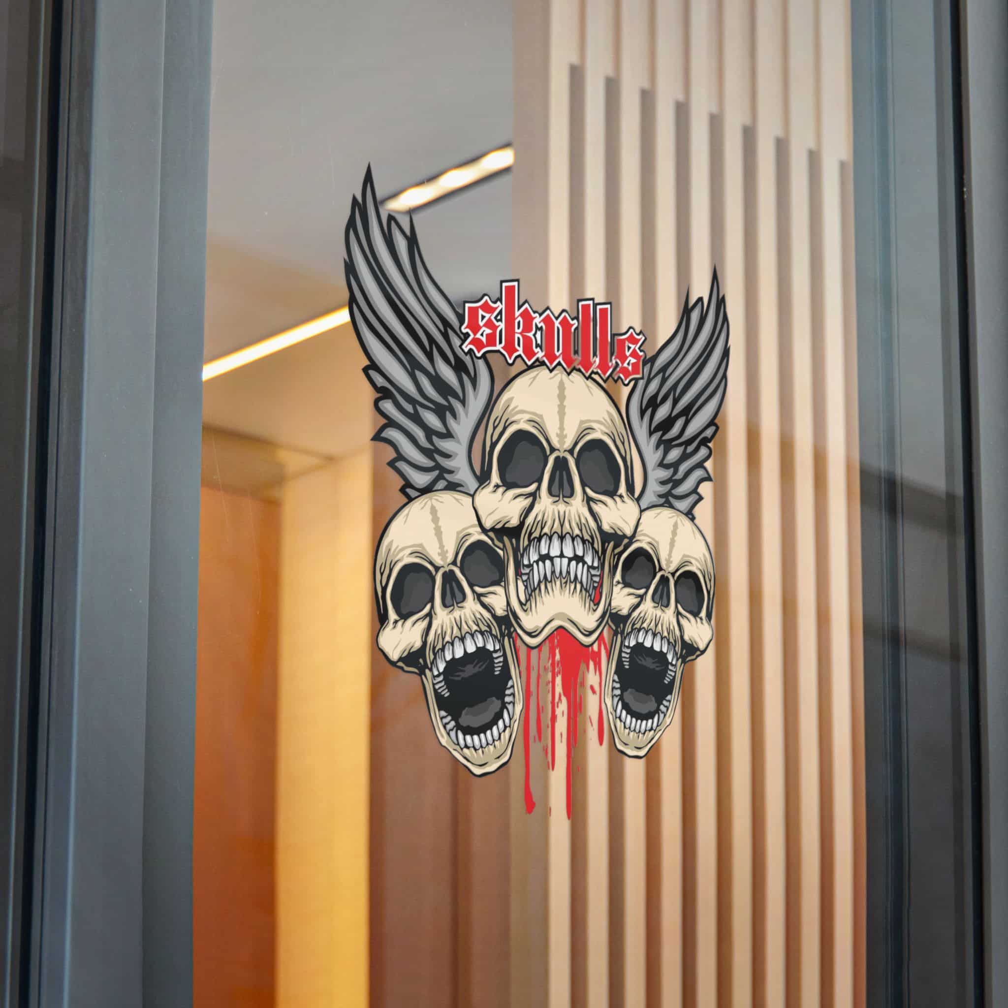 Gothic Sign With Skull Grunge Vintage Design T Shirts (17) Die Cut Stickers Dtf - Image 32