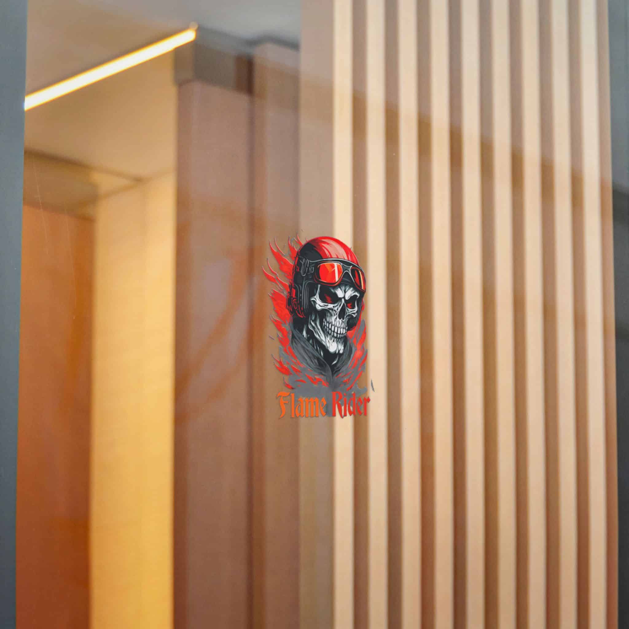 Flame Rider Die Cut Stickers Dtf - Image 14