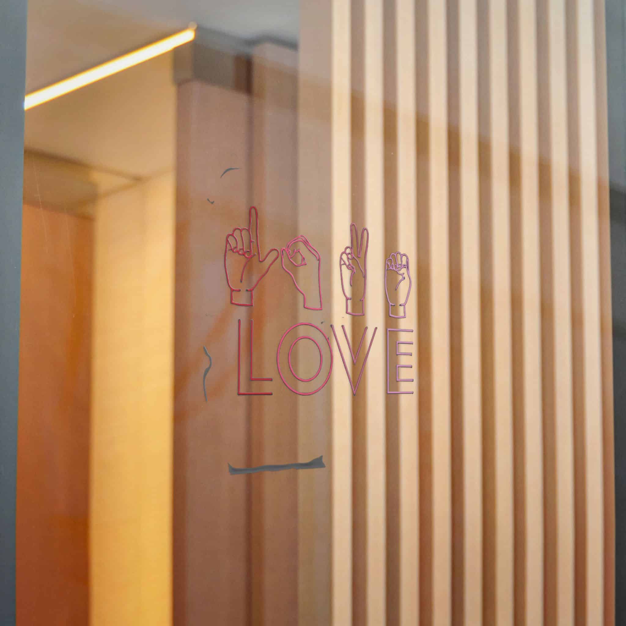 Love Sign Language Die Cut Stickers Dtf - Image 20