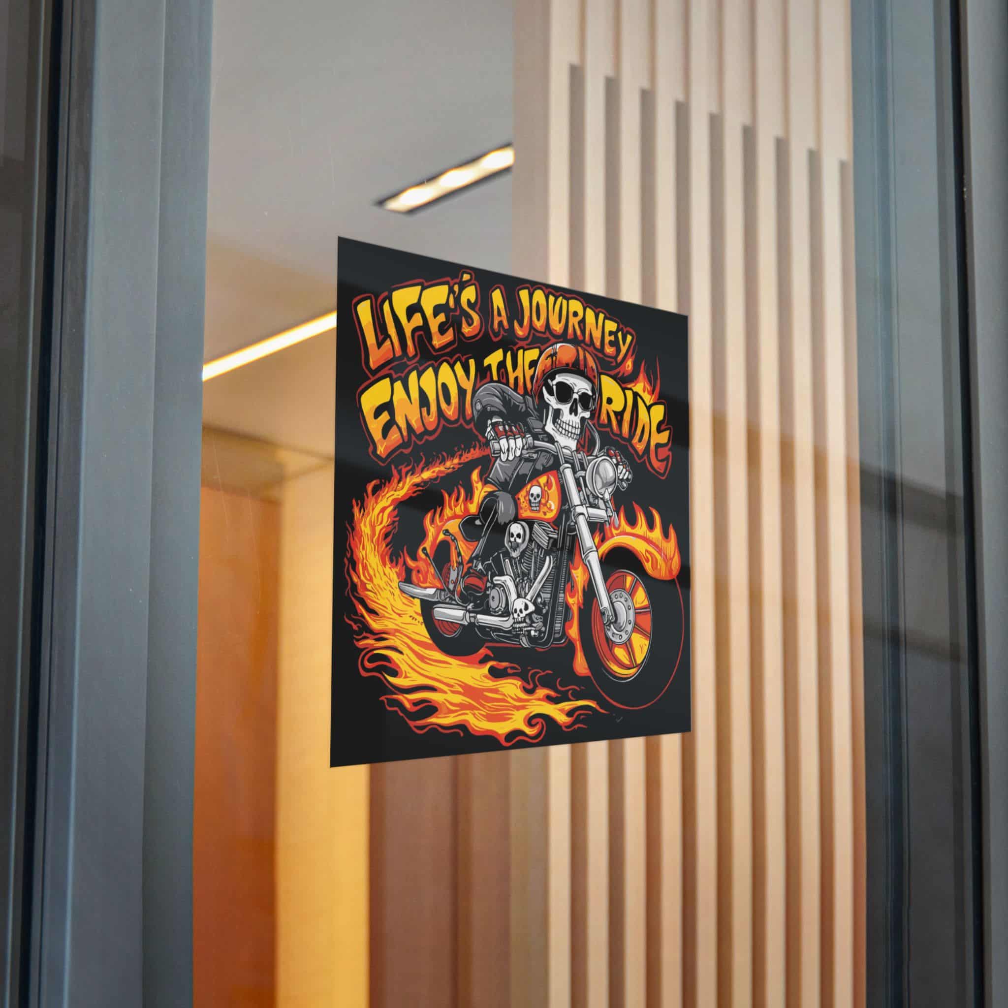 Life's A Journey Enjoy the Ride Die Cut Stickers Dtf - Image 28