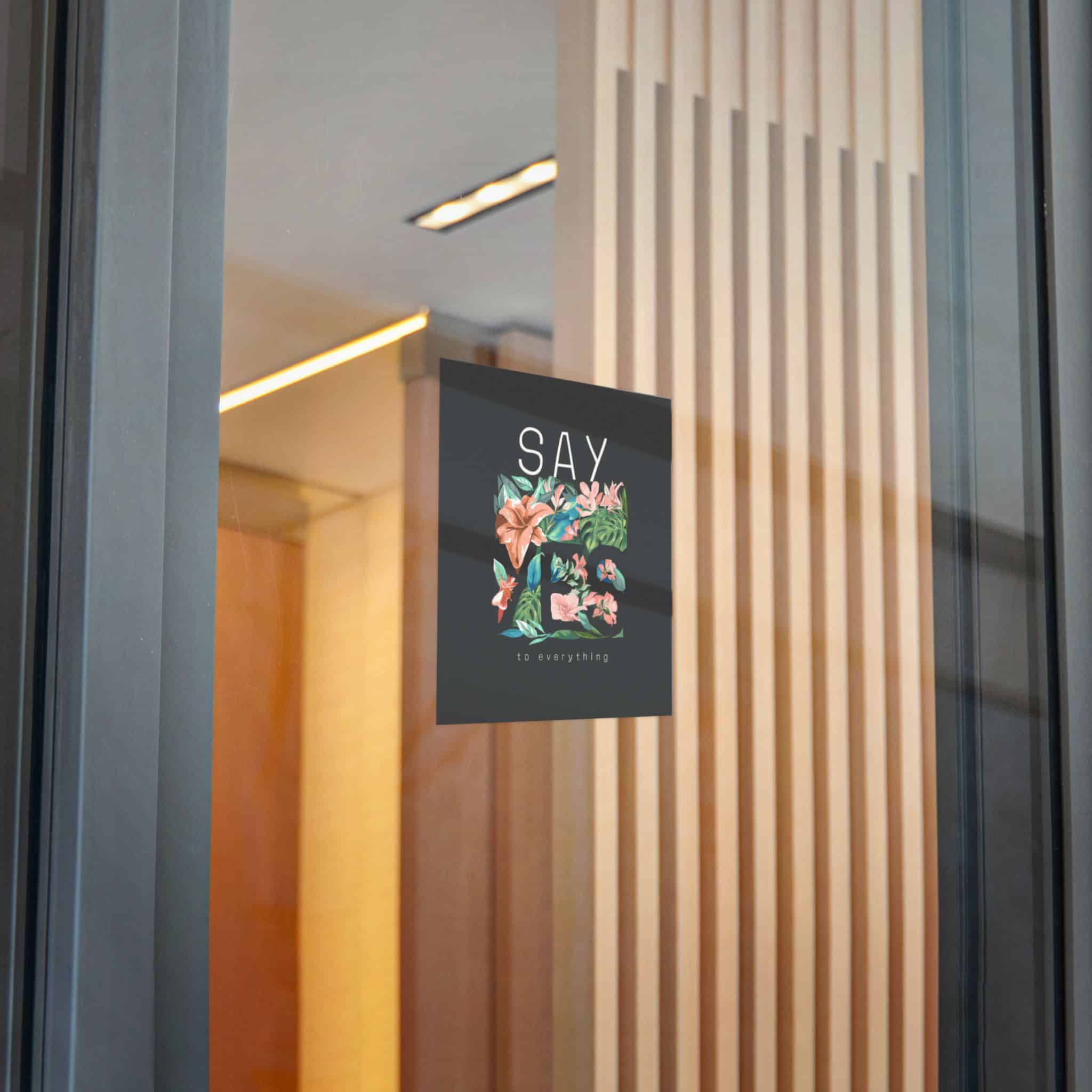 Say Yes Die Cut Stickers Dtf - Image 24