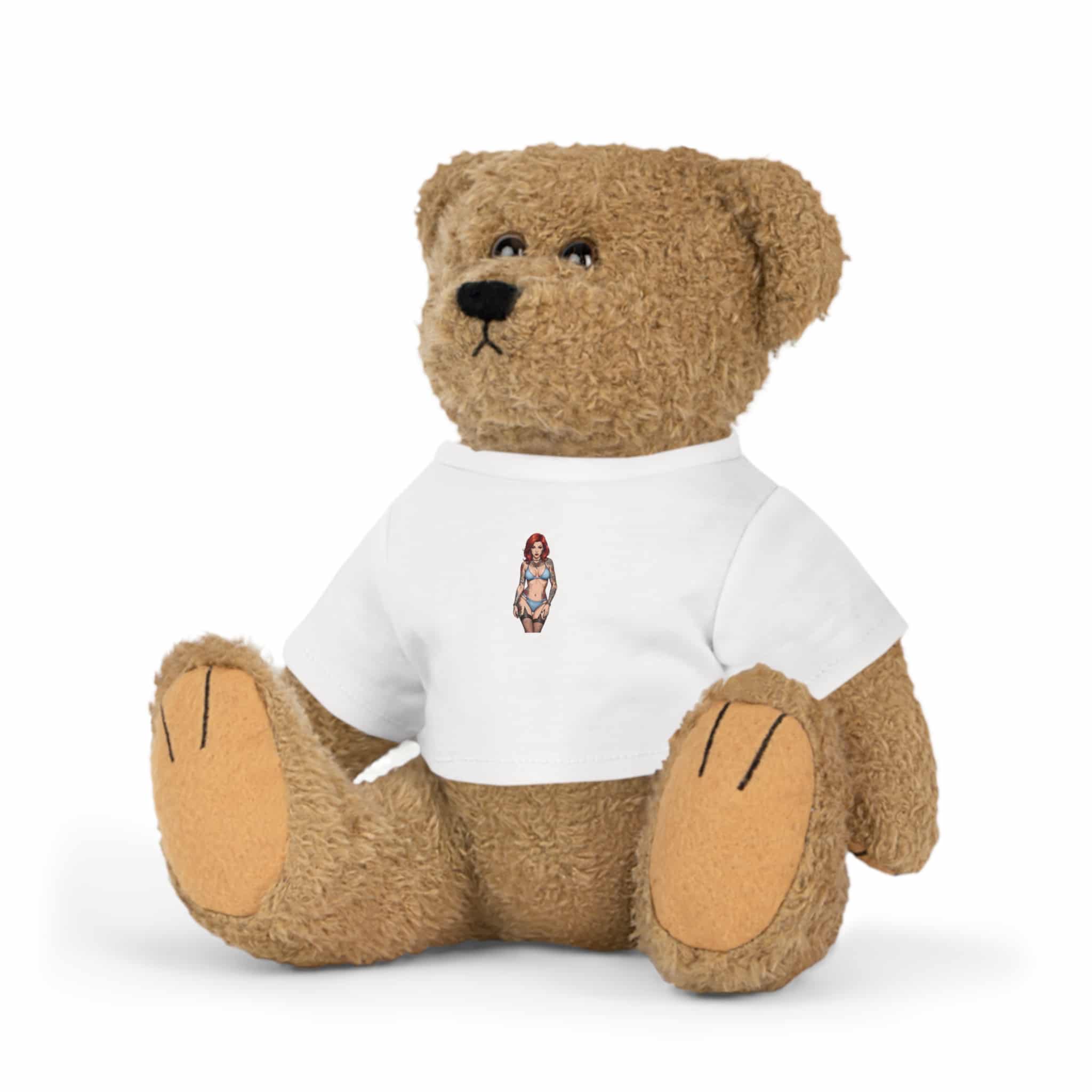 Tattooed Sexy Woman 28 Plush Toy With T Shirt - Image 2