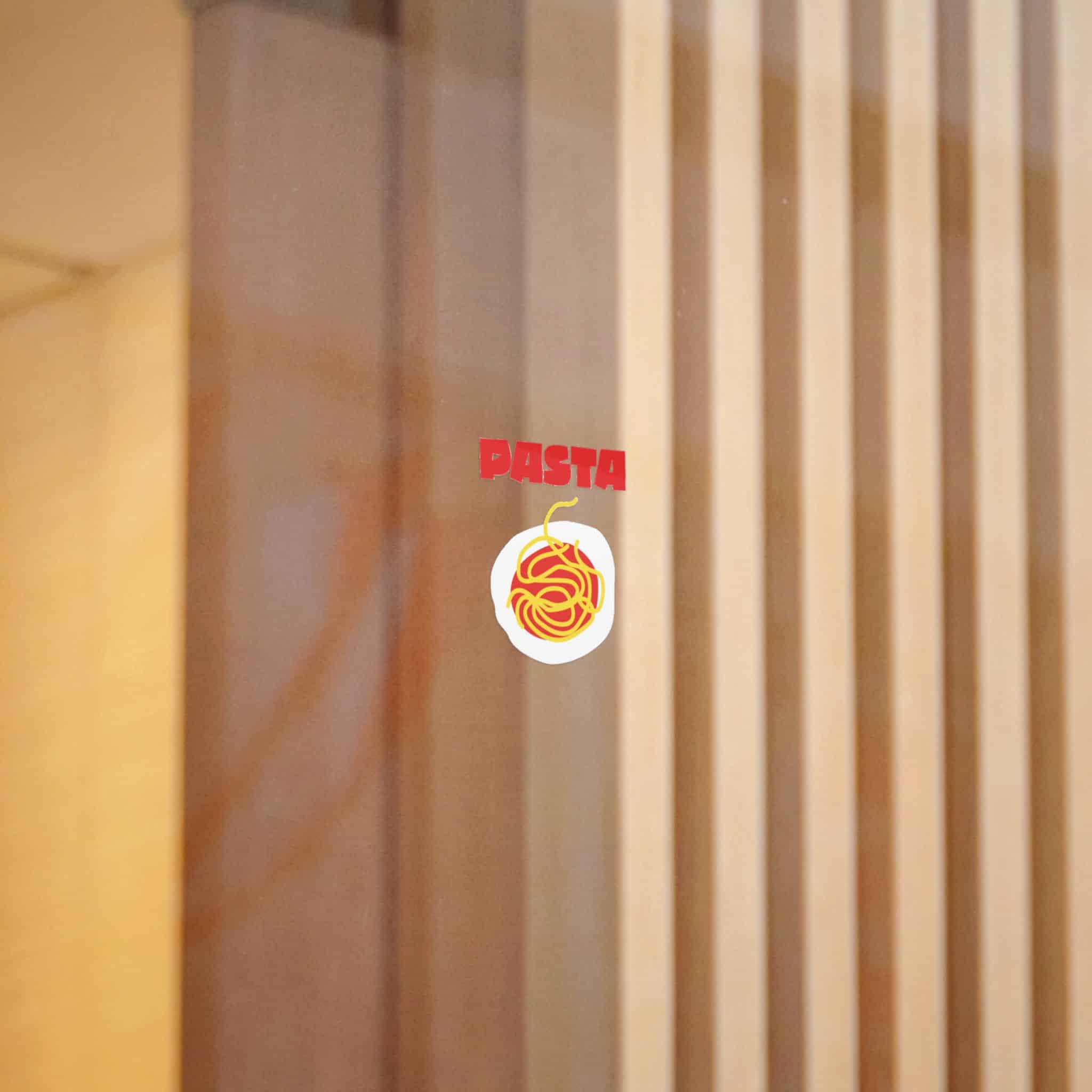 Pasta Copia Die Cut Stickers Dtf - Image 2