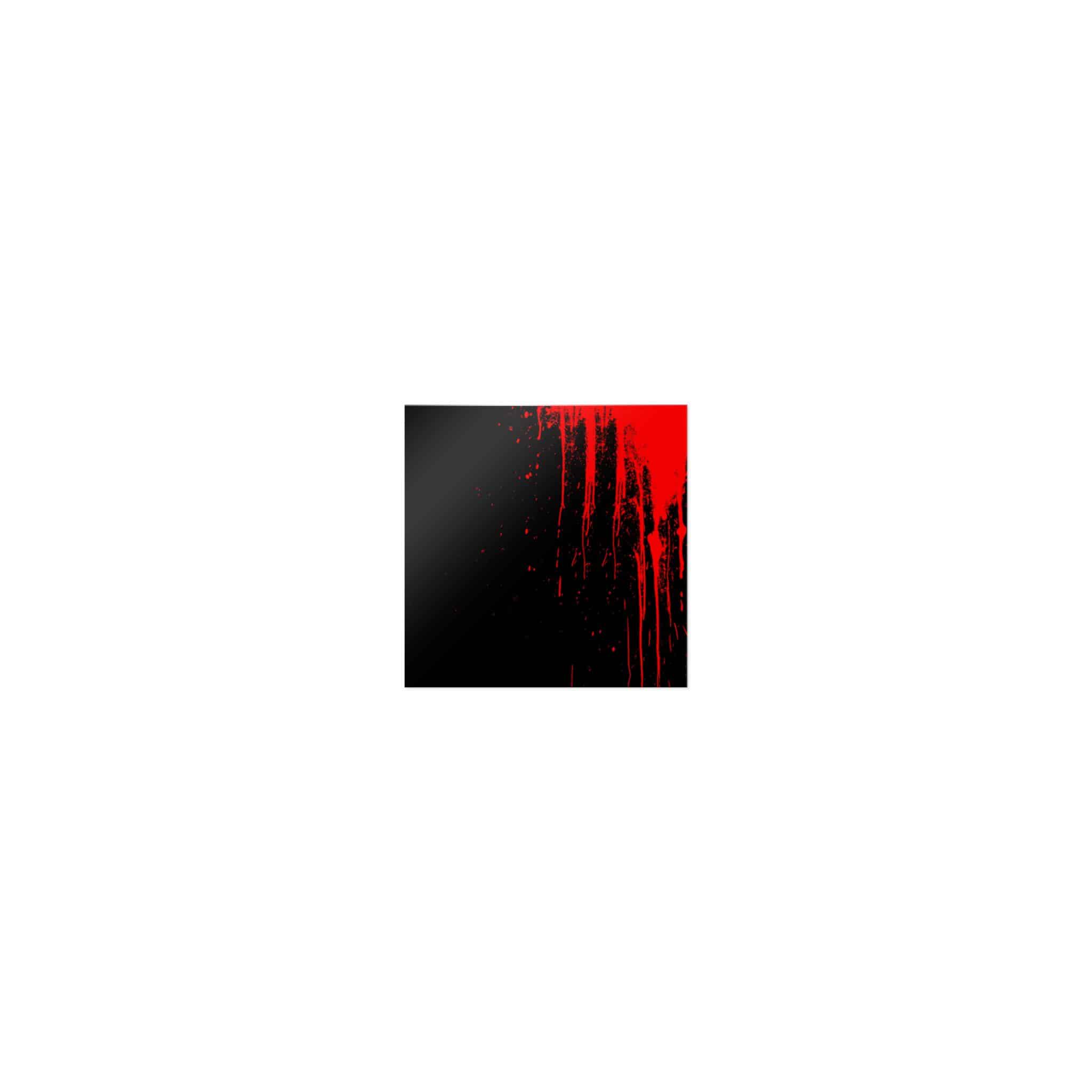 Red Blood Splatter On A Black Background 1508 Die Cut Stickers Dtf - Image 7