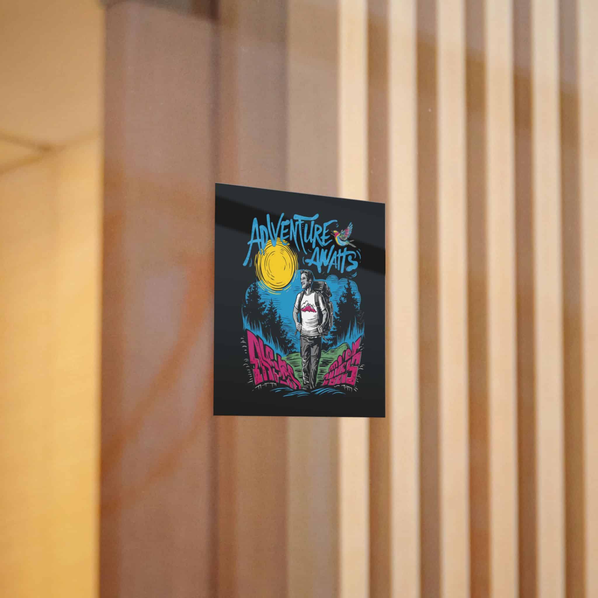 Adventure Awaits Die Cut Stickers Dtf - Image 4
