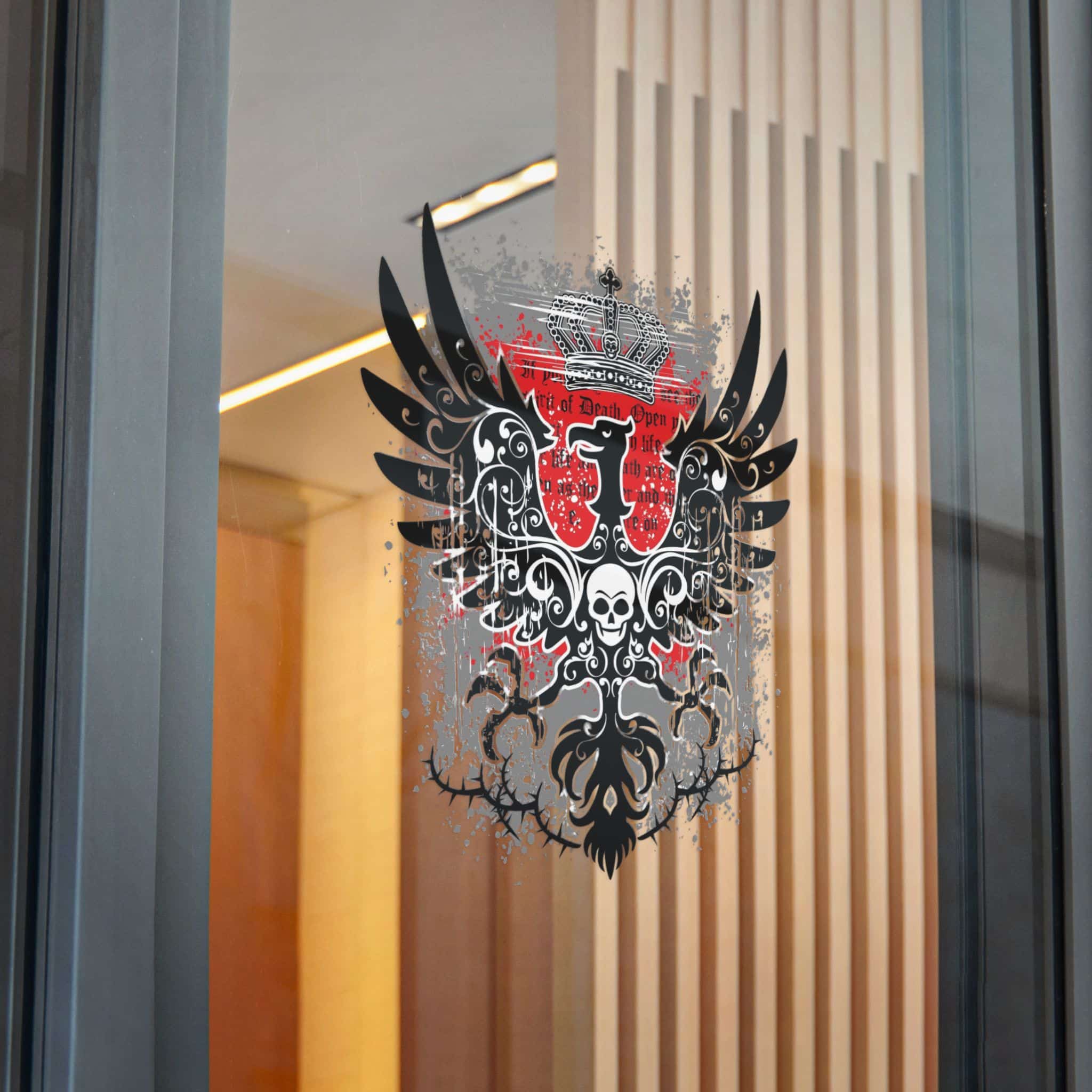 Gothic Sign With Eagle Skull Grunge Vintage Design T Shirts Die Cut Stickers Dtf - Image 32