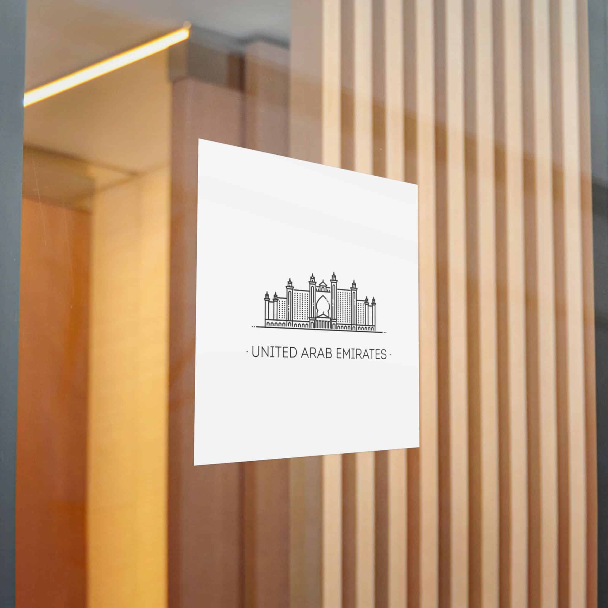 United Arab Emirates Die Cut Stickers Dtf - Image 20