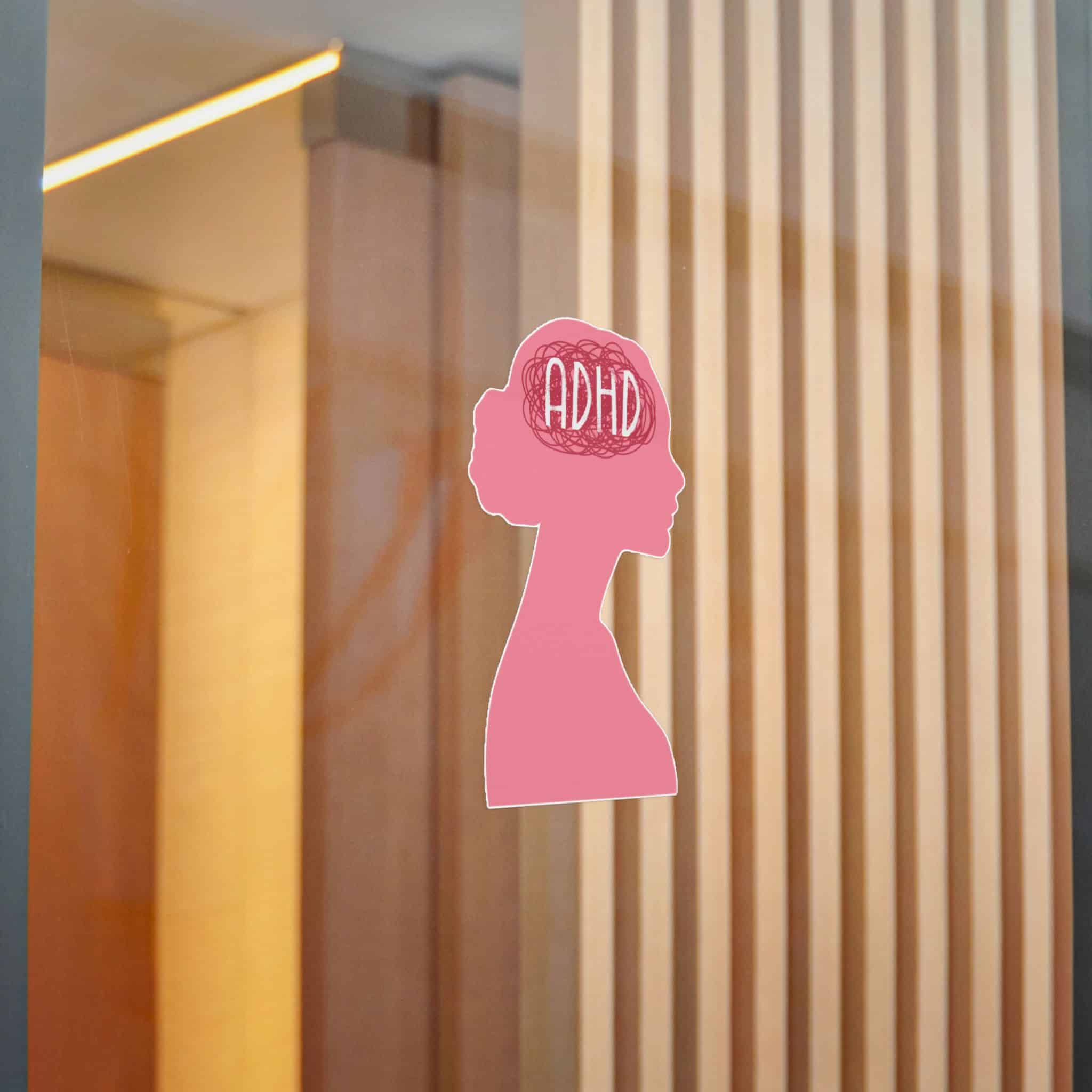 Woman Adhd Die Cut Stickers Dtf - Image 22