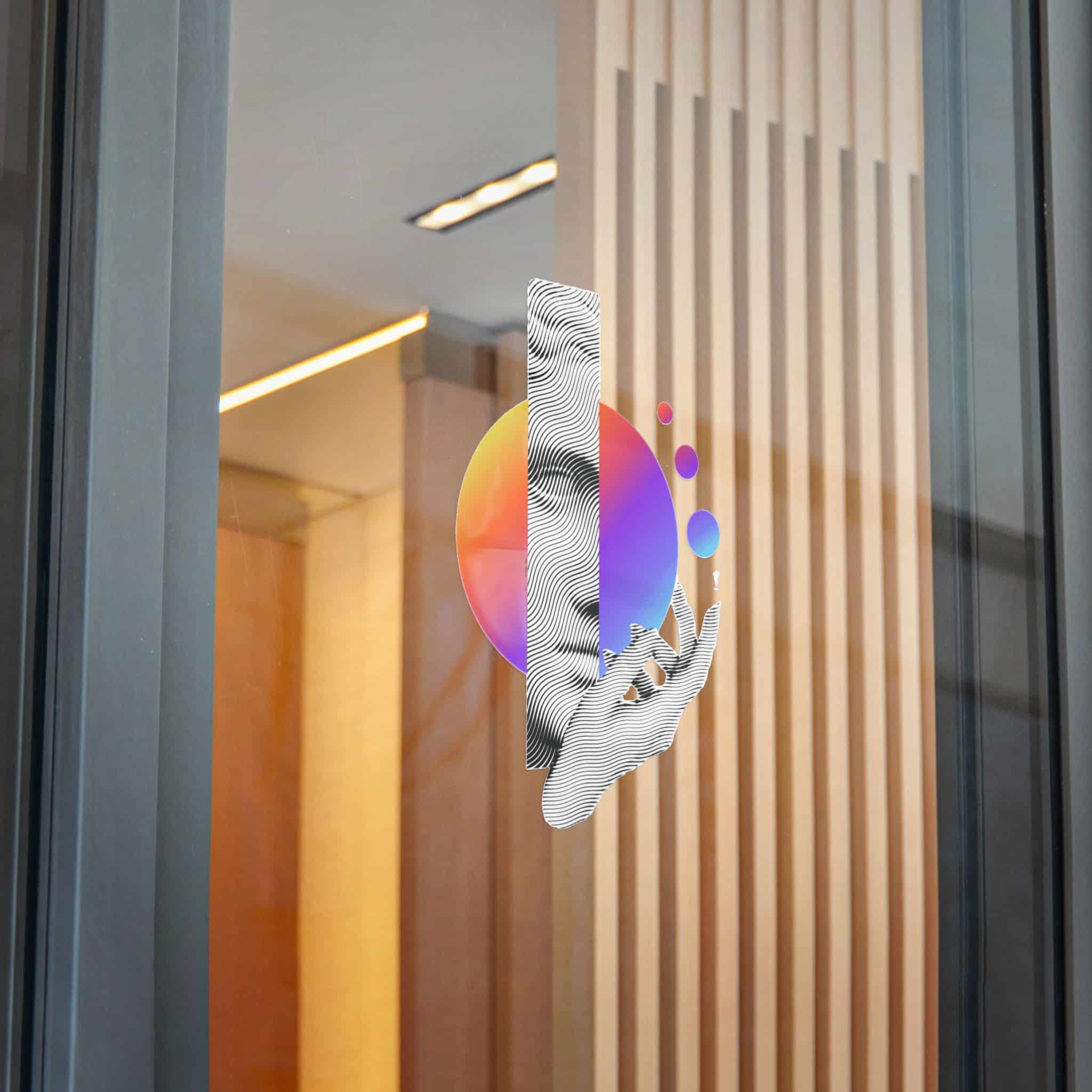 Greece Modern Face With Contemporary Element Die Cut Stickers Dtf - Image 30