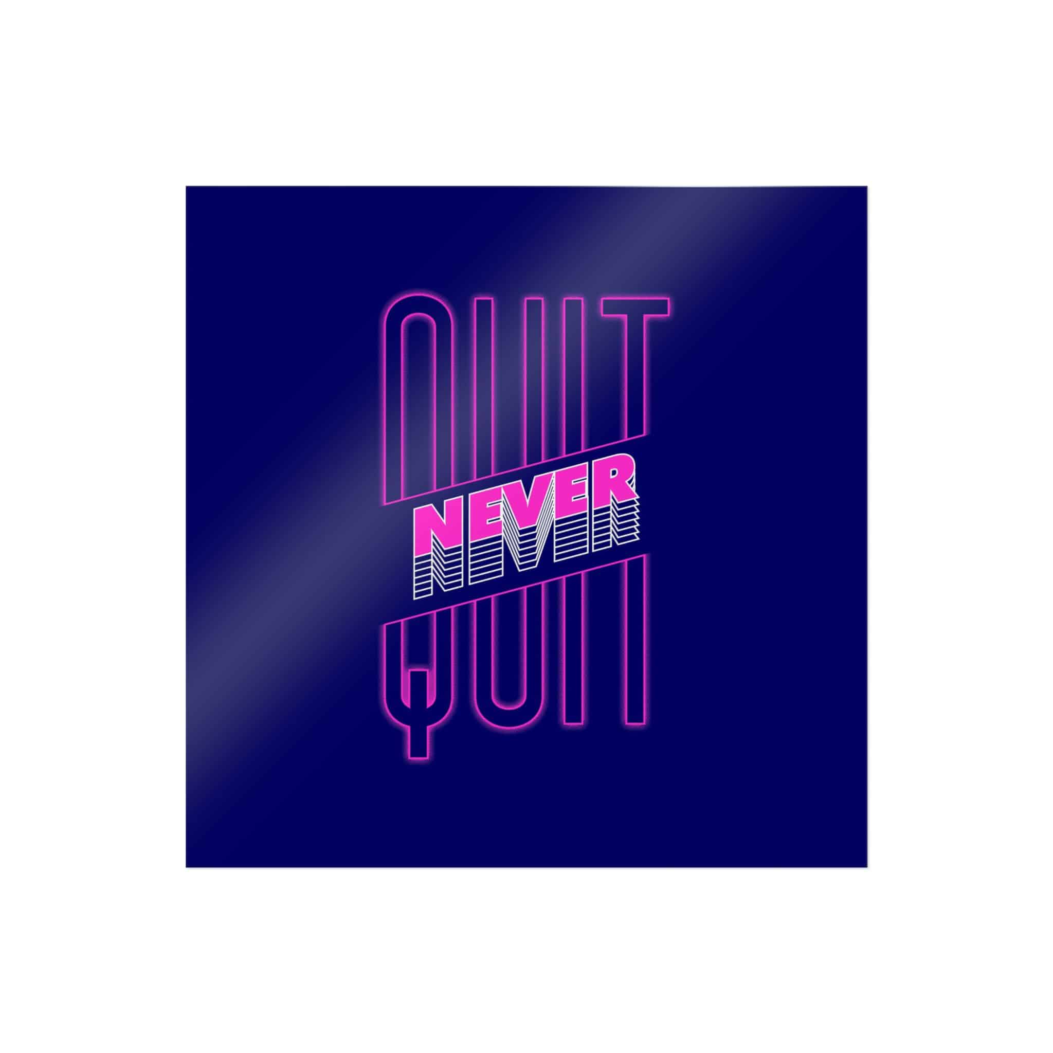 Never Quite Slogan Simple Vintage Fashion Die Cut Stickers Dtf - Image 29