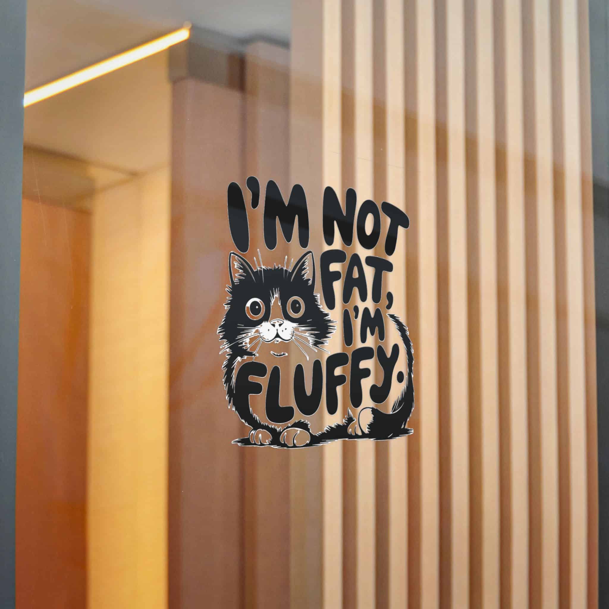 I'm Not Fat I'm Fluffy Die Cut Stickers Dtf - Image 22