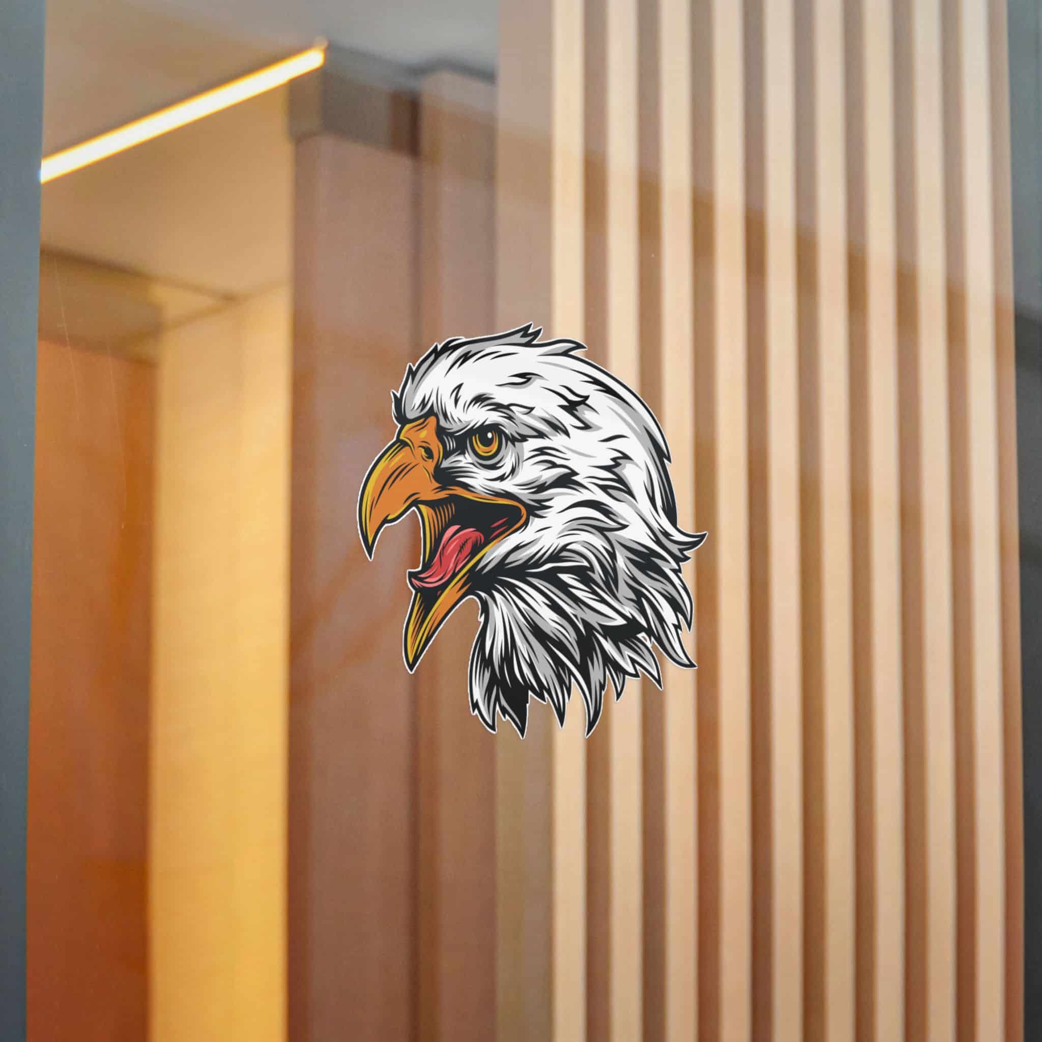 Vintage Eagle Head Mascot Die Cut Stickers Dtf - Image 20