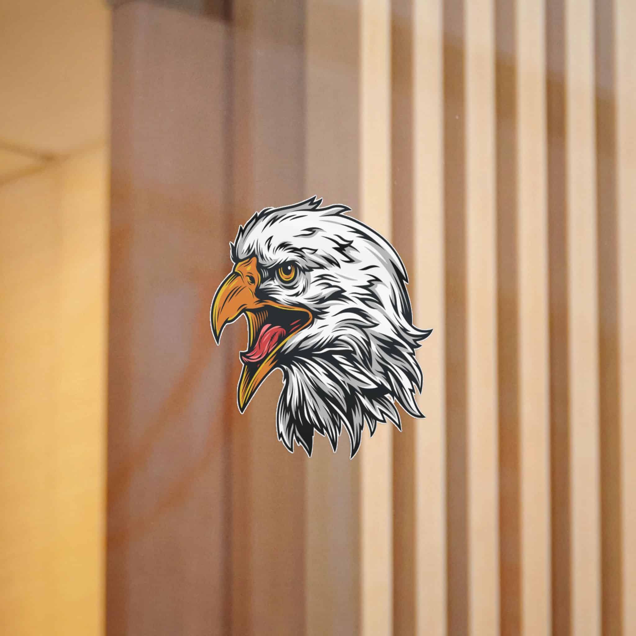 Vintage Eagle Head Mascot Die Cut Stickers Dtf - Image 6