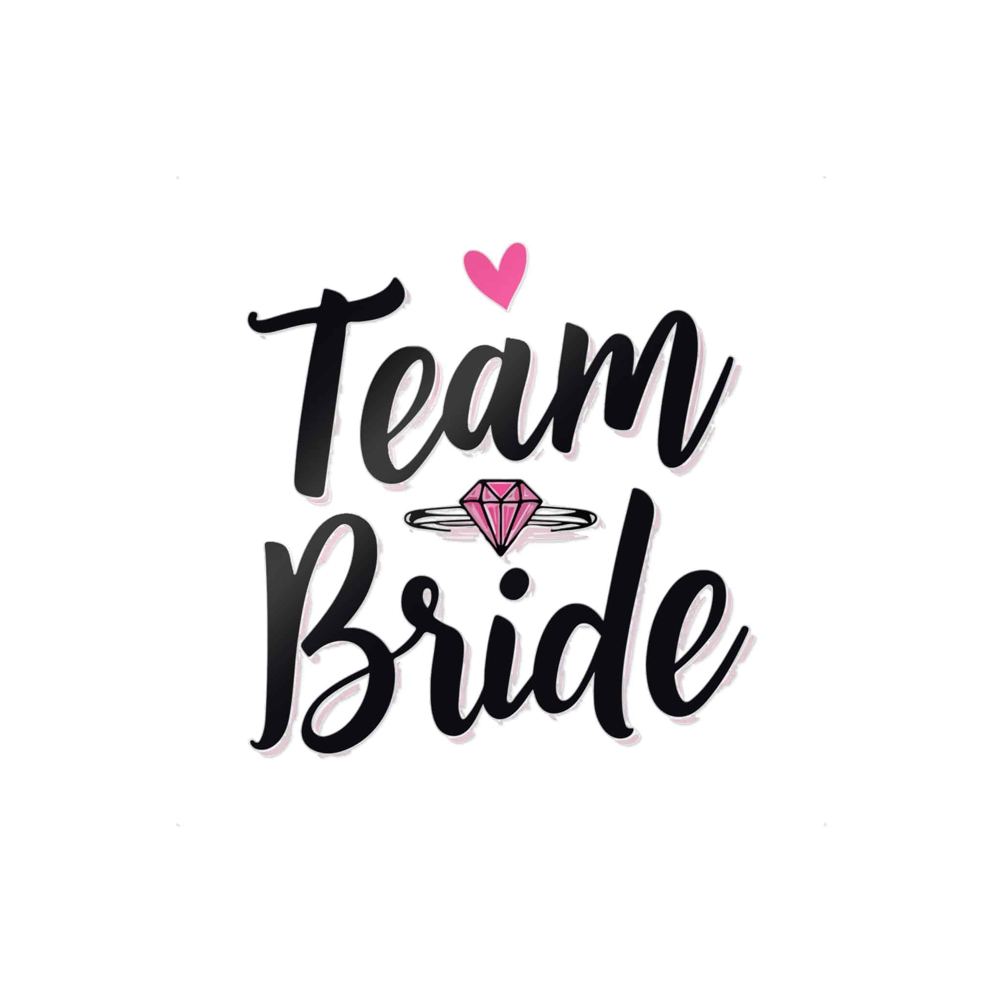 Team Bride Die Cut Stickers Dtf - Image 23