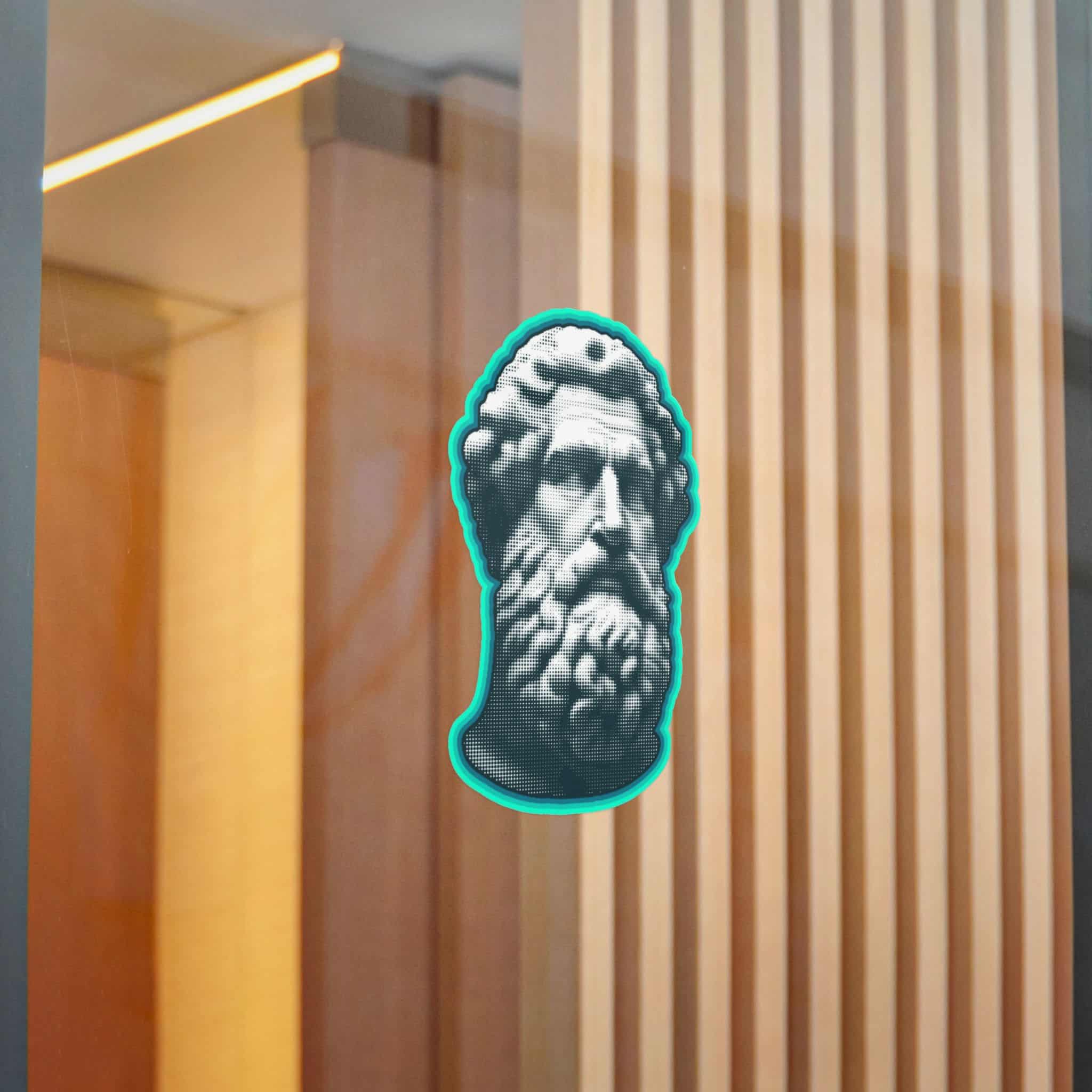 Halftone Vector Greece Modern Face Statue With Contemporary Pop Art Style Copia Die Cut Stickers Dtf - Image 22