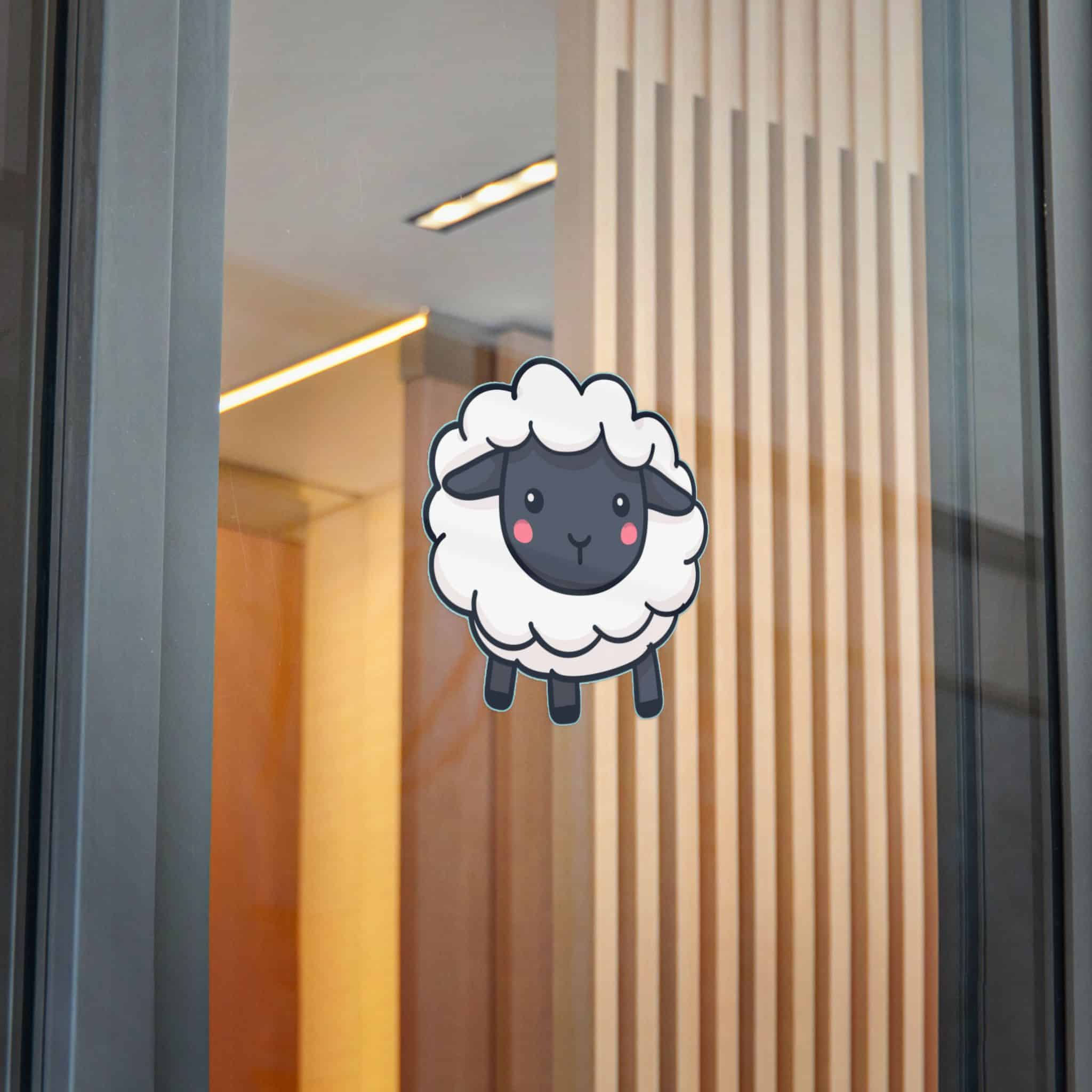 Sheep Vector Cute (1) Die Cut Stickers Dtf - Image 28