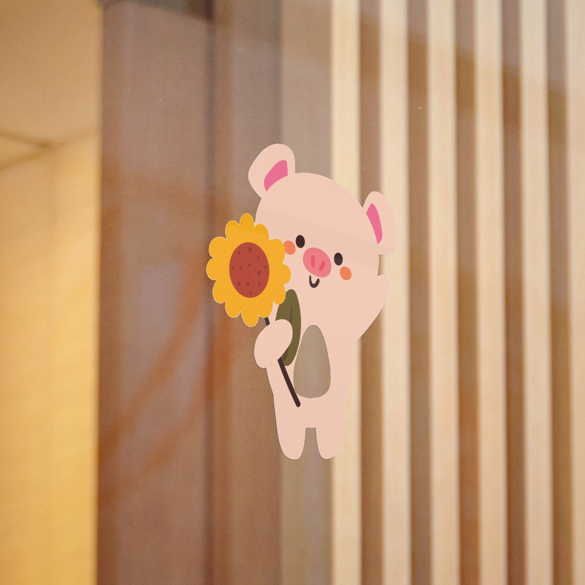 Cute Cartoon Art Nursery Room Decor(6) Die Cut Stickers Dtf - Image 12