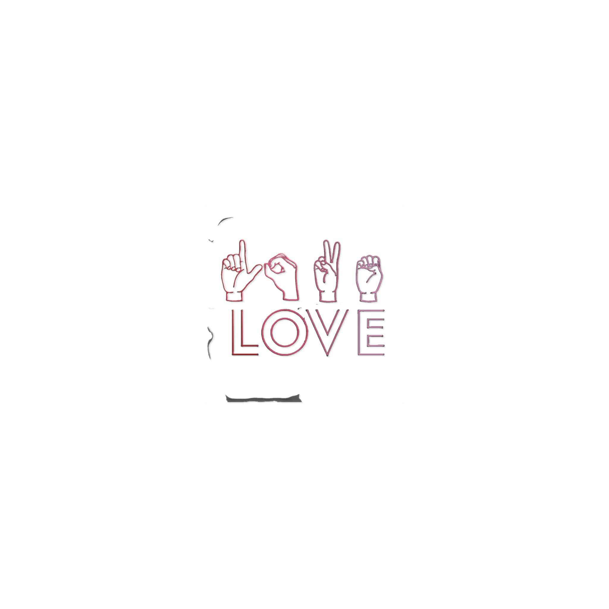 Love Sign Language Die Cut Stickers Dtf - Image 17