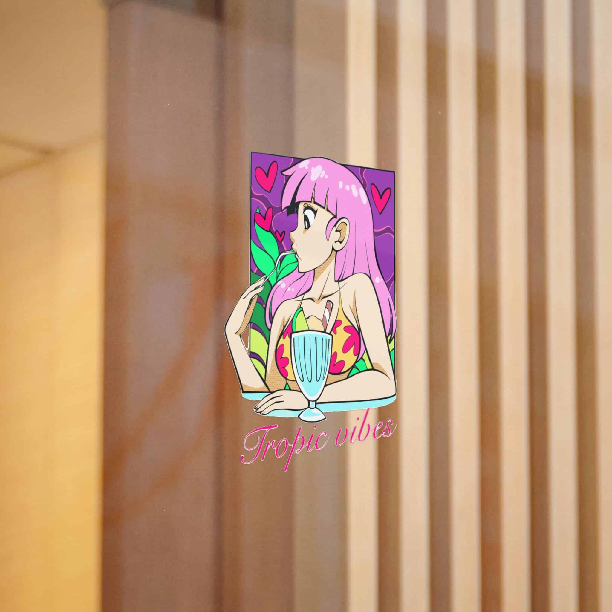 Tropic Vibes Die Cut Stickers Dtf - Image 12
