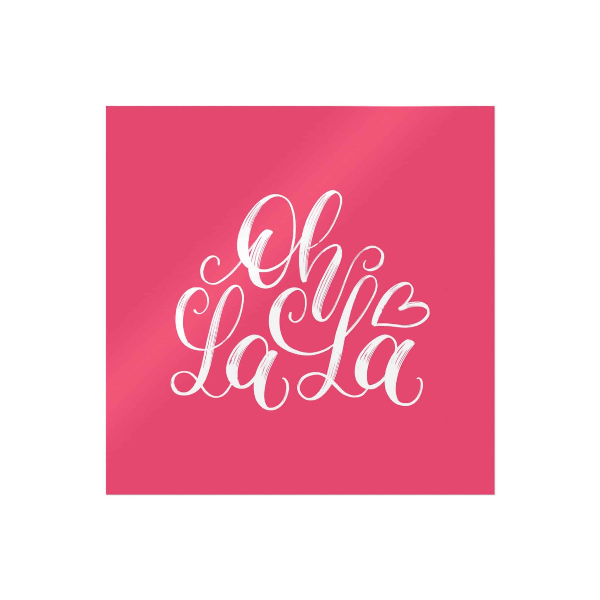 Oh La La Die Cut Stickers Dtf - Image 5