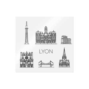 Lyon Separ Die Cut Stickers Dtf