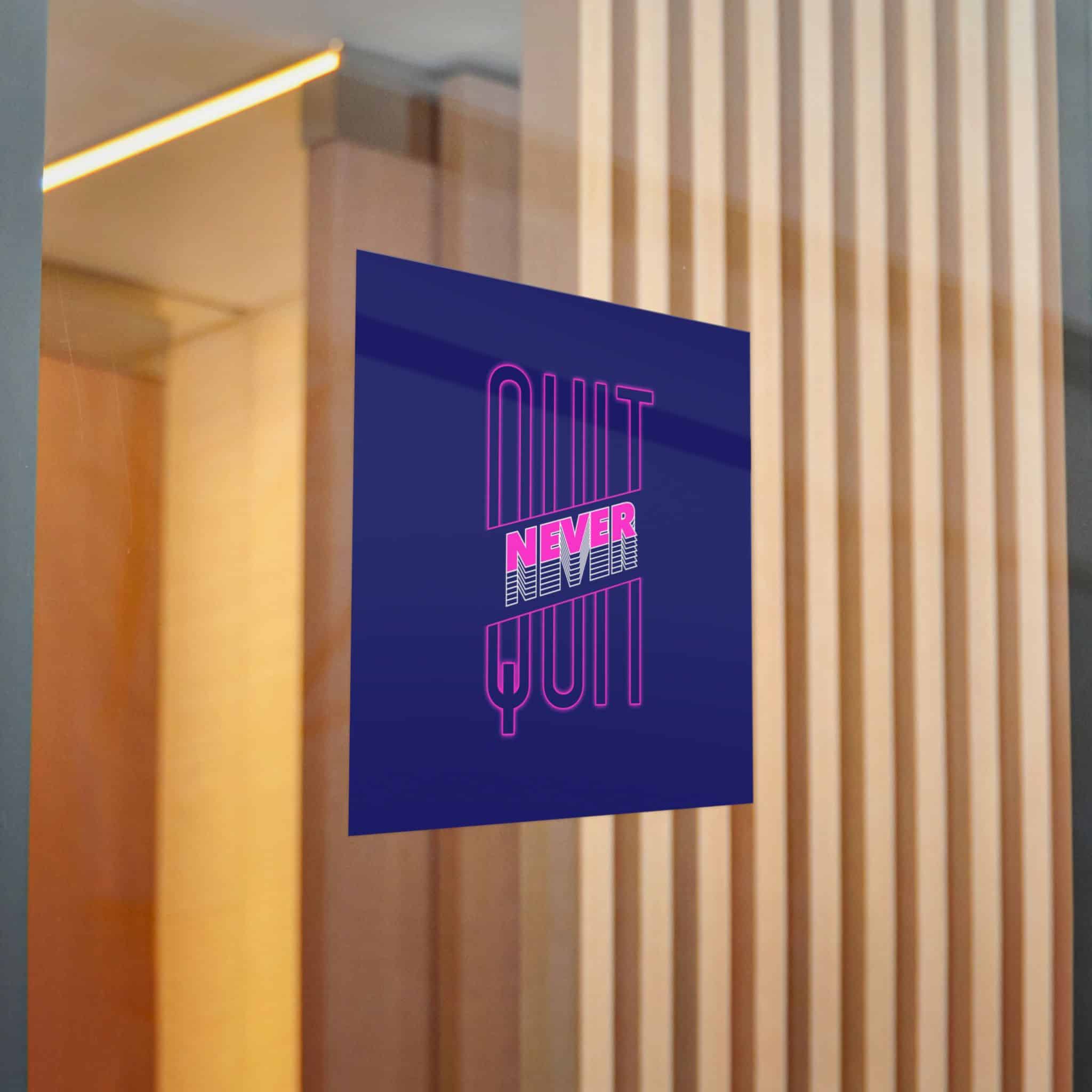 Never Quite Slogan Simple Vintage Fashion Die Cut Stickers Dtf - Image 20