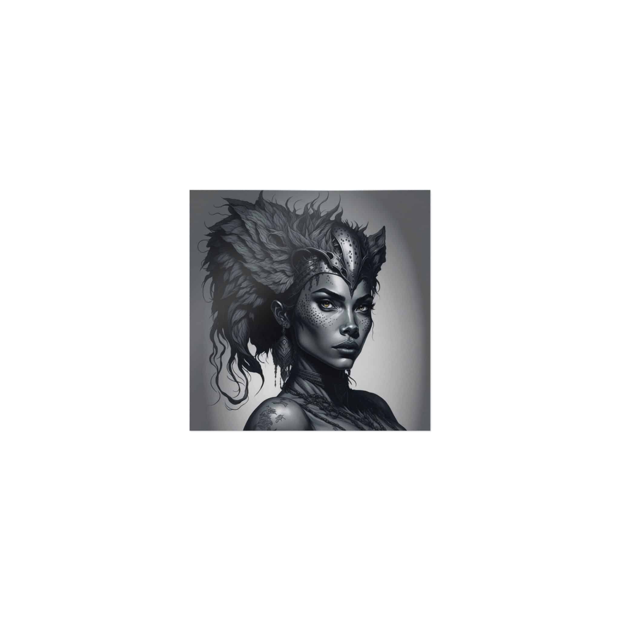 Human Cheetah Queen Die Cut Stickers Dtf - Image 9