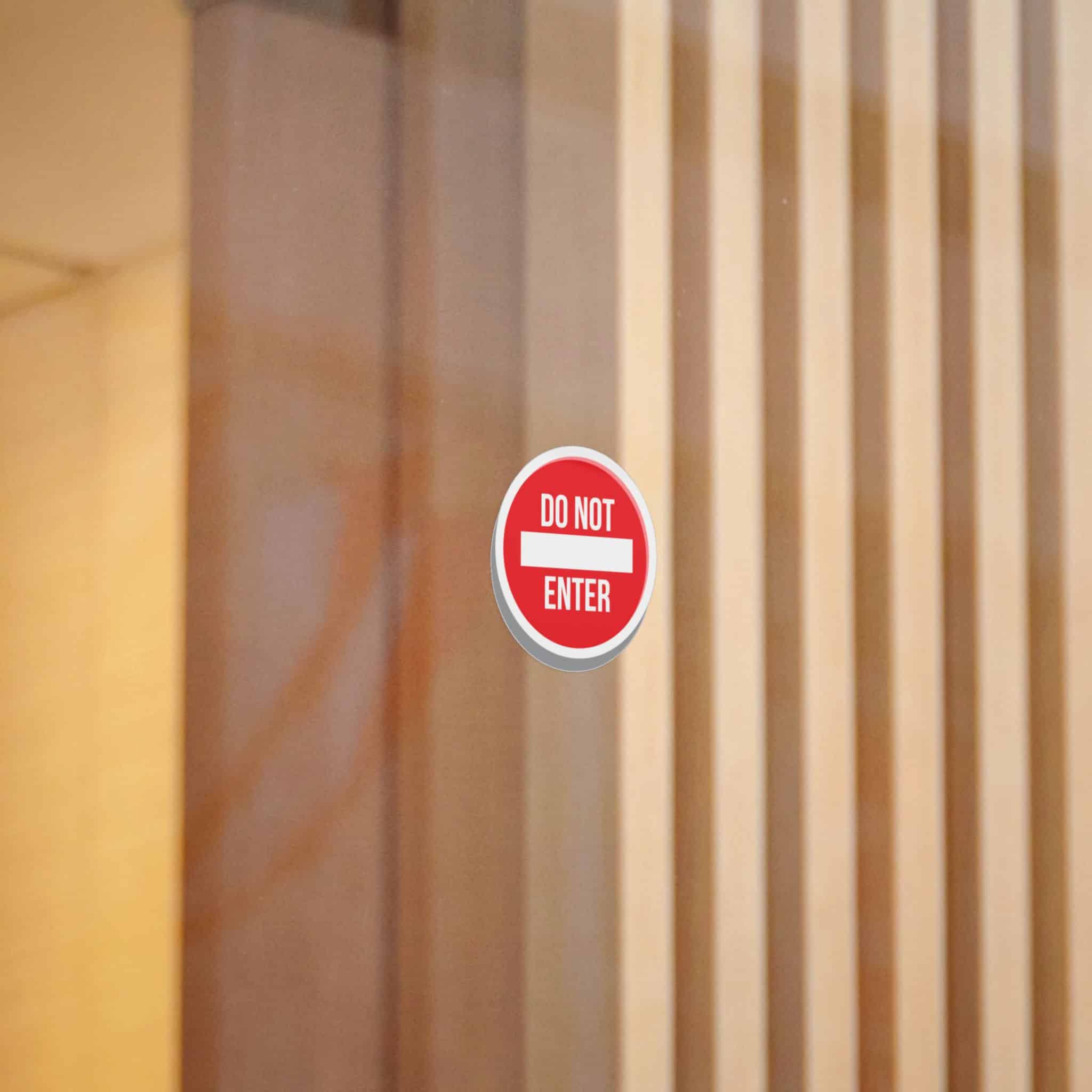 Do Not Enter 1 Die Cut Stickers Dtf - Image 8