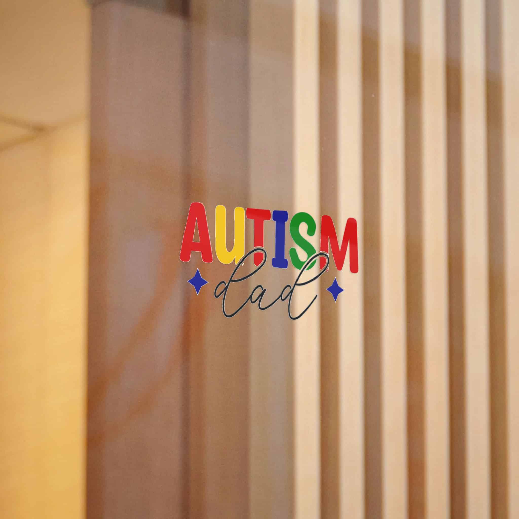 Autism Dad Die Cut Stickers Dtf - Image 10