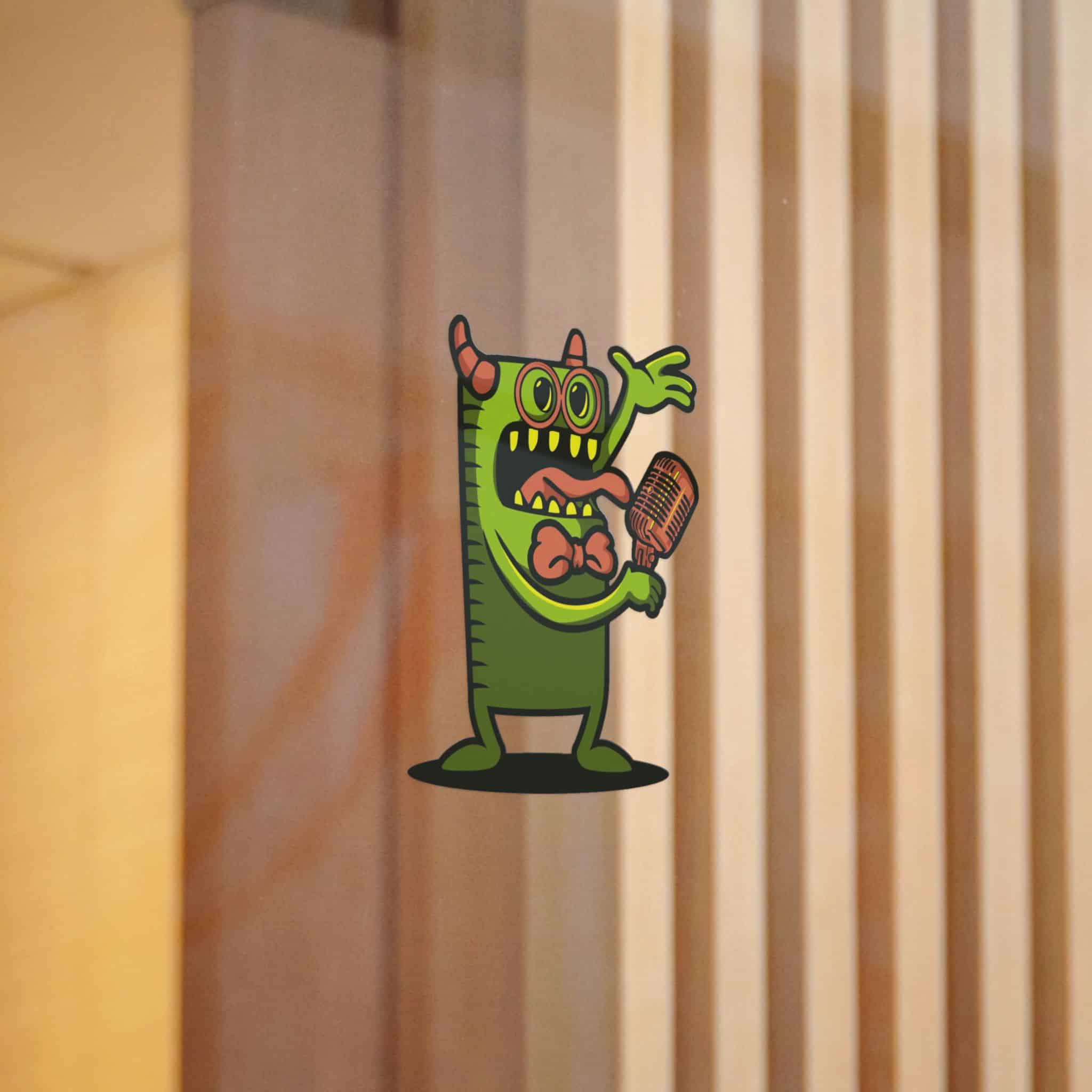 Singing Monster Cartoon Die Cut Stickers Dtf - Image 6
