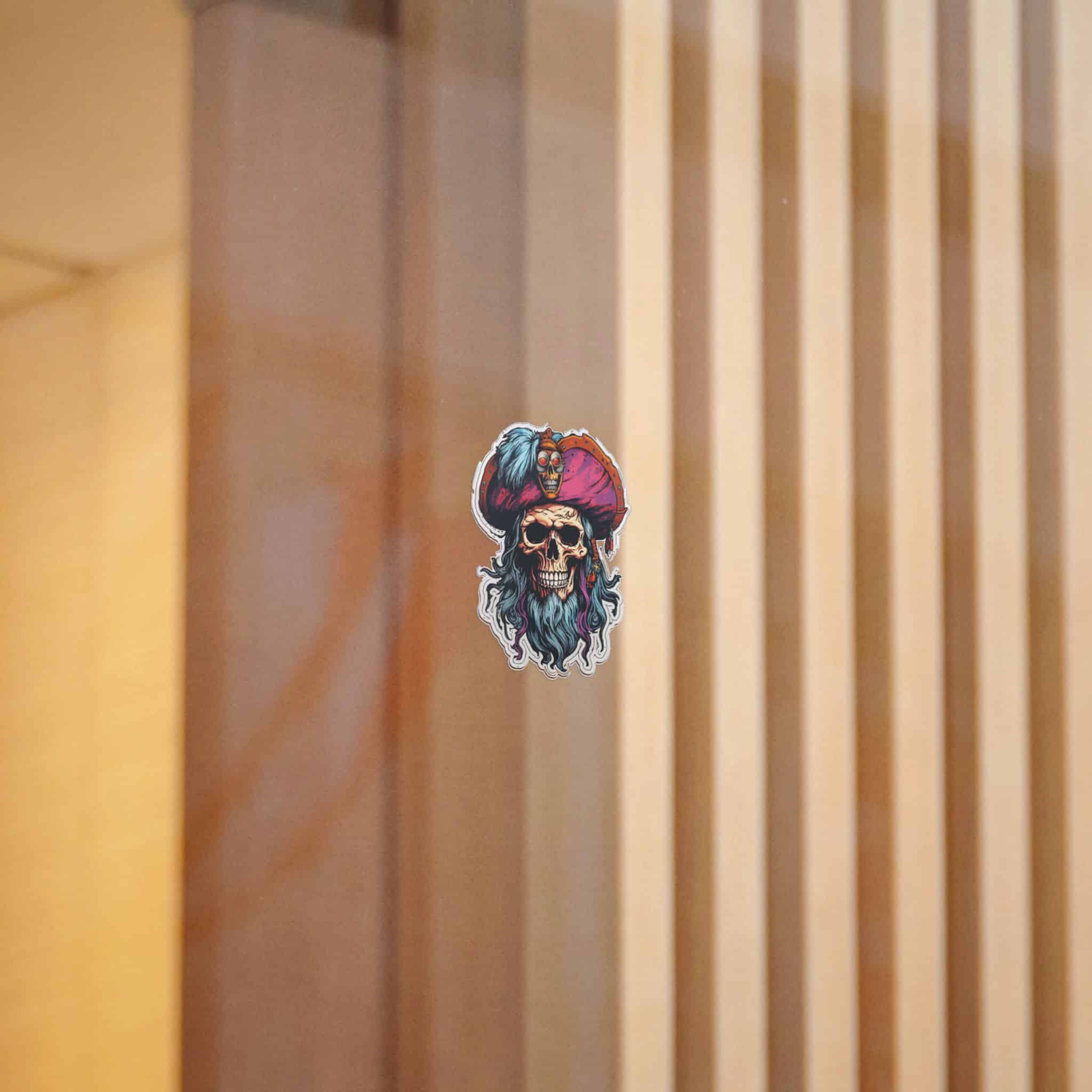 Skull Pirate Die Cut Stickers Dtf - Image 2