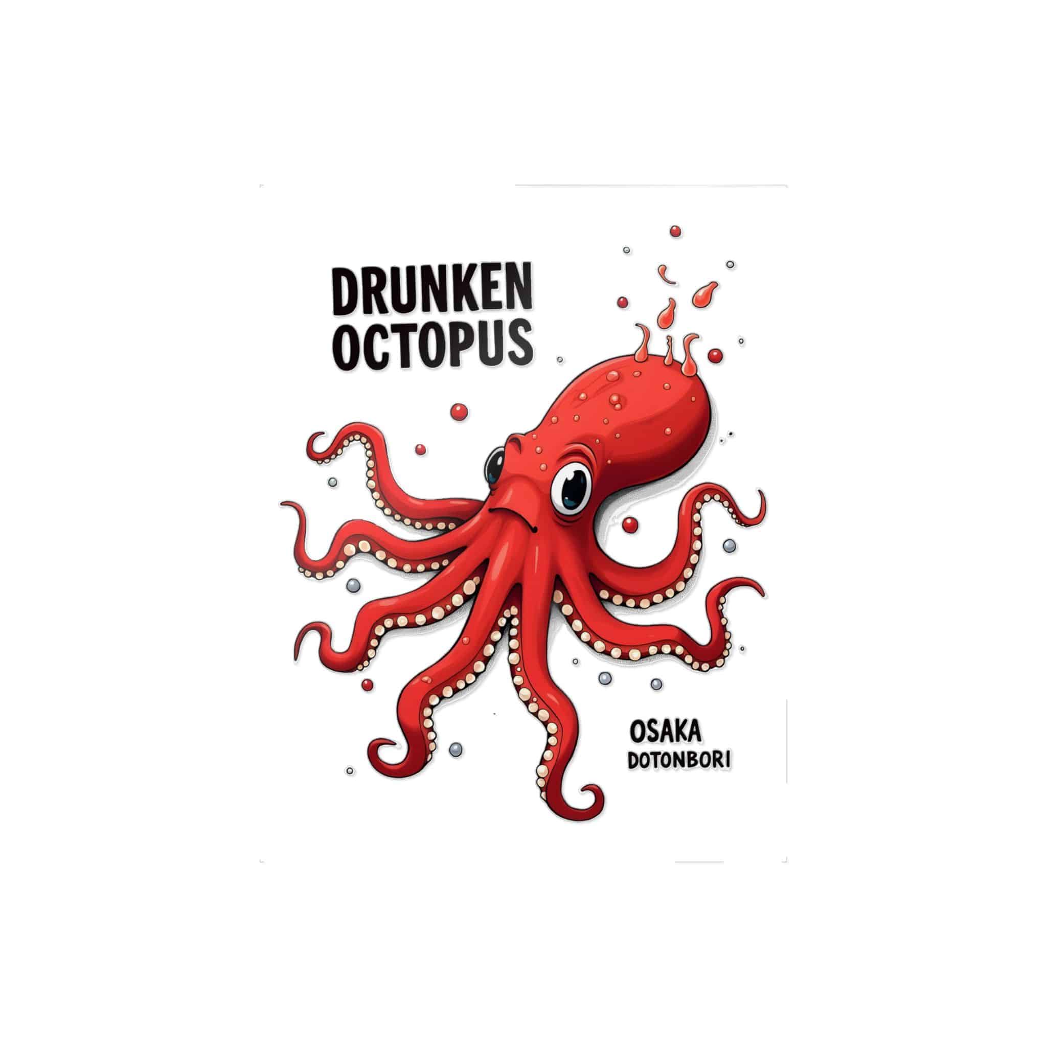 Osaka Drunken Octopus 1 Die Cut Stickers Dtf - Image 29