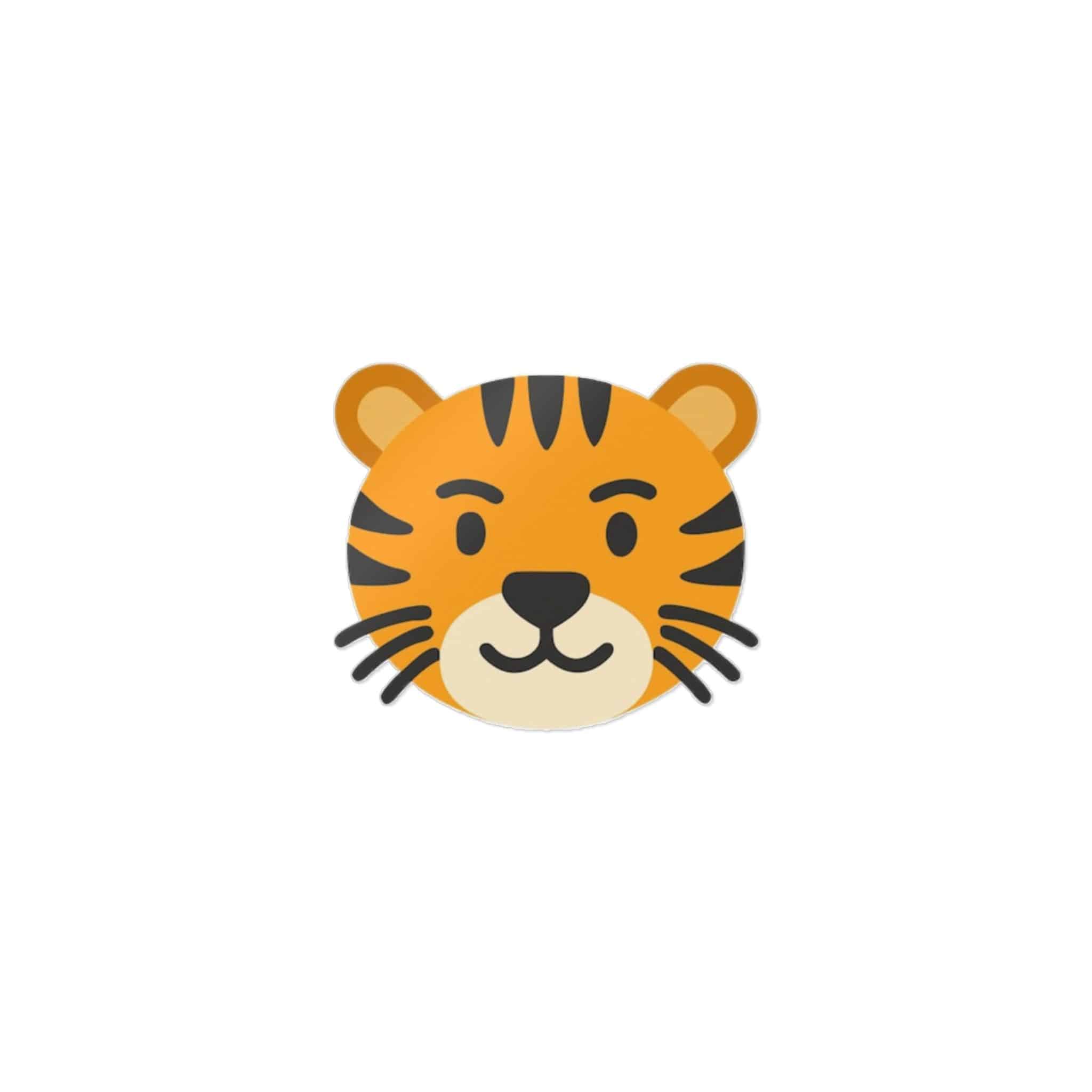 Tiger Die Cut Stickers Dtf - Image 3