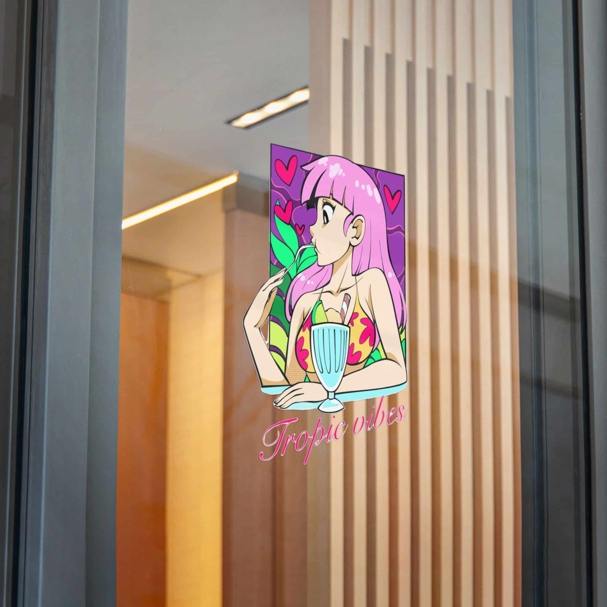 Tropic Vibes Die Cut Stickers Dtf - Image 32